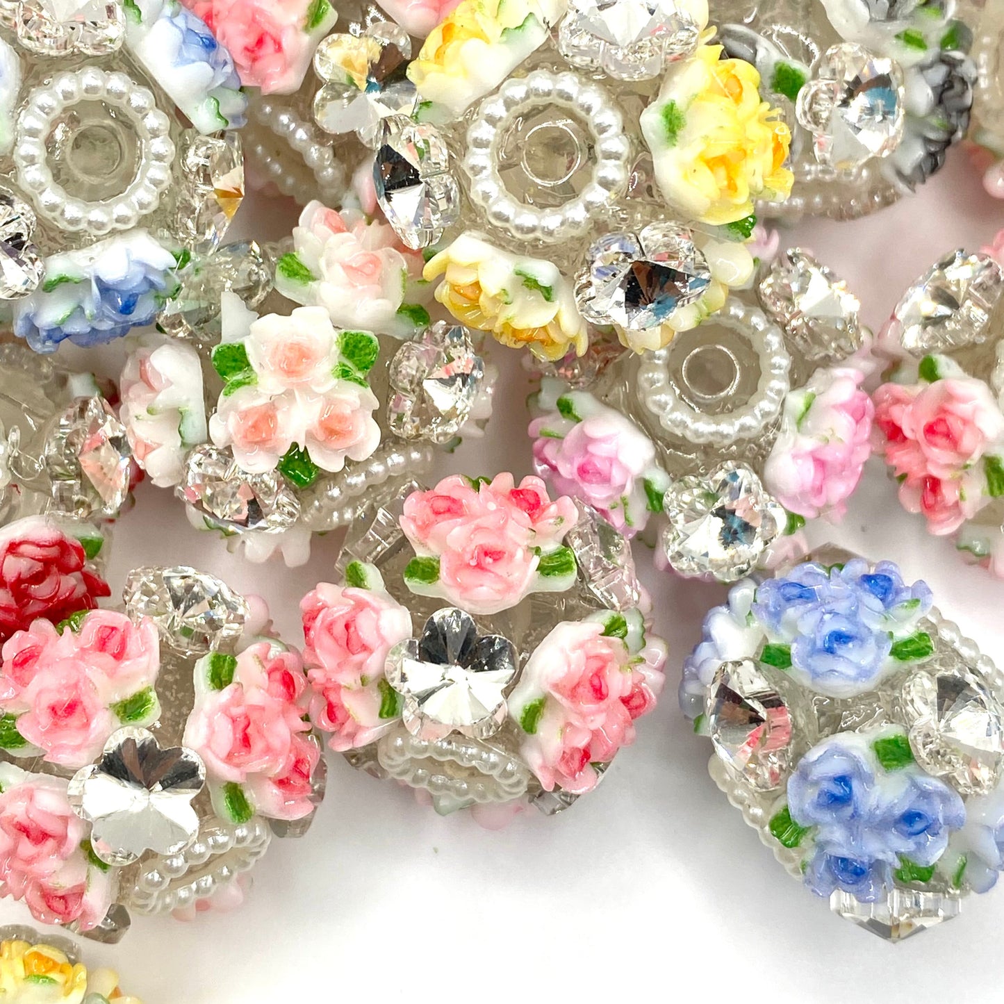 Hand Picked Flowers Fancy Beads