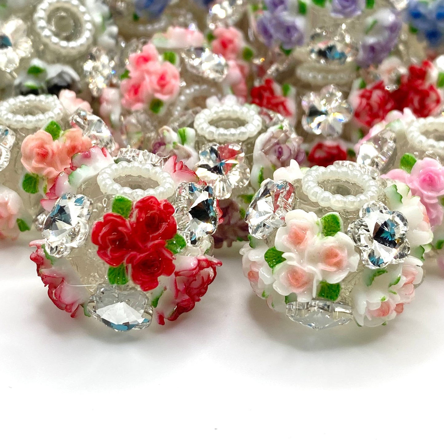 Hand Picked Flowers Fancy Beads