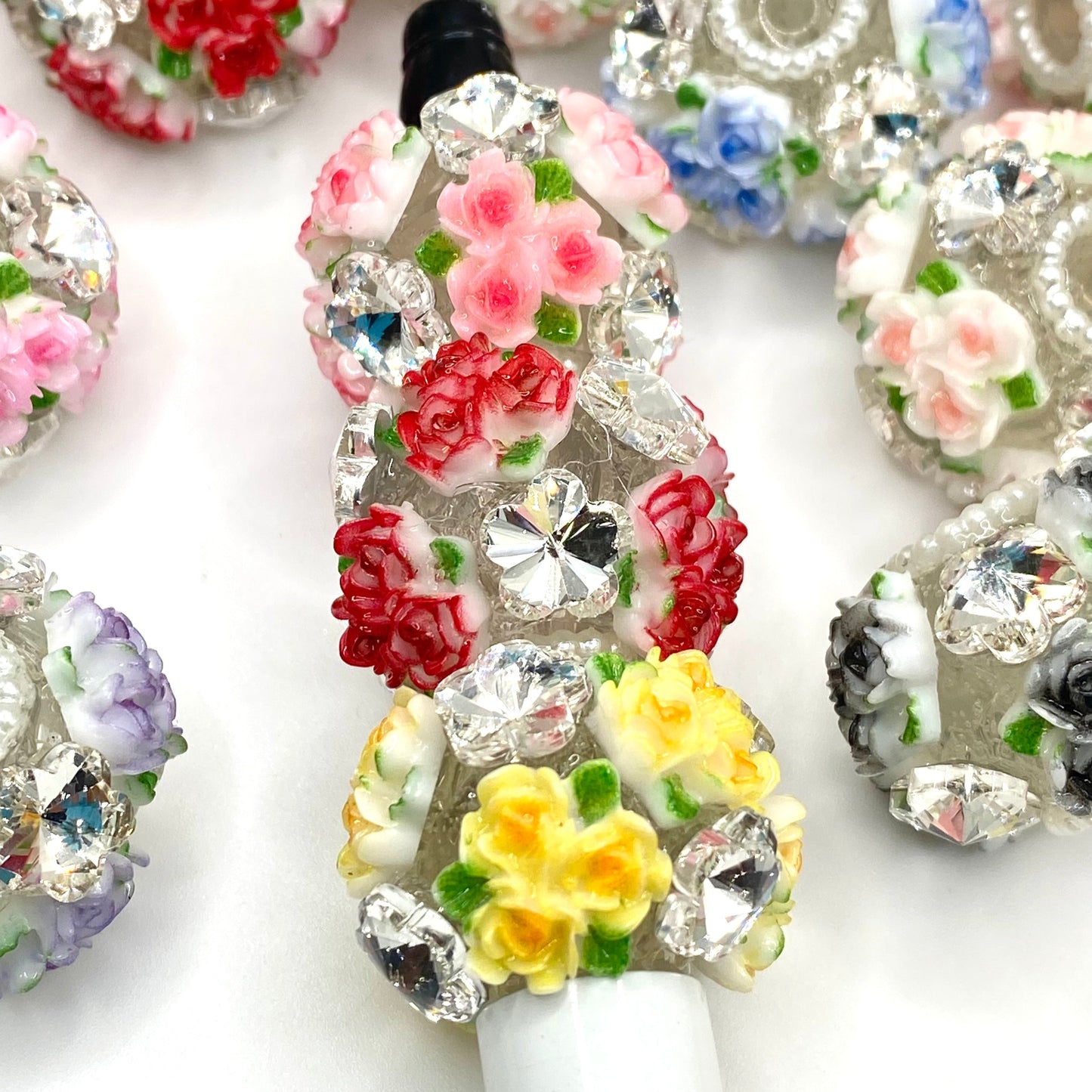 Hand Picked Flowers Fancy Beads