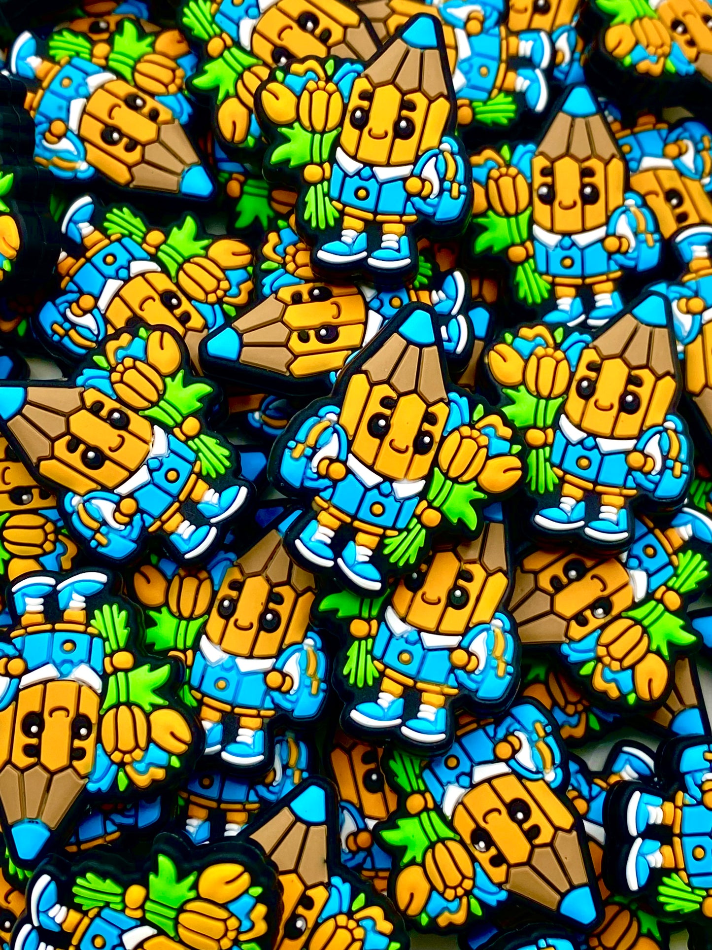 Success Is A Worn Down Pencil Silicone Focal Beads