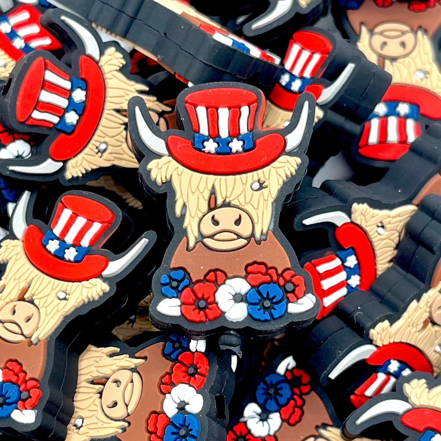 Made in America Silicone Focal Beads