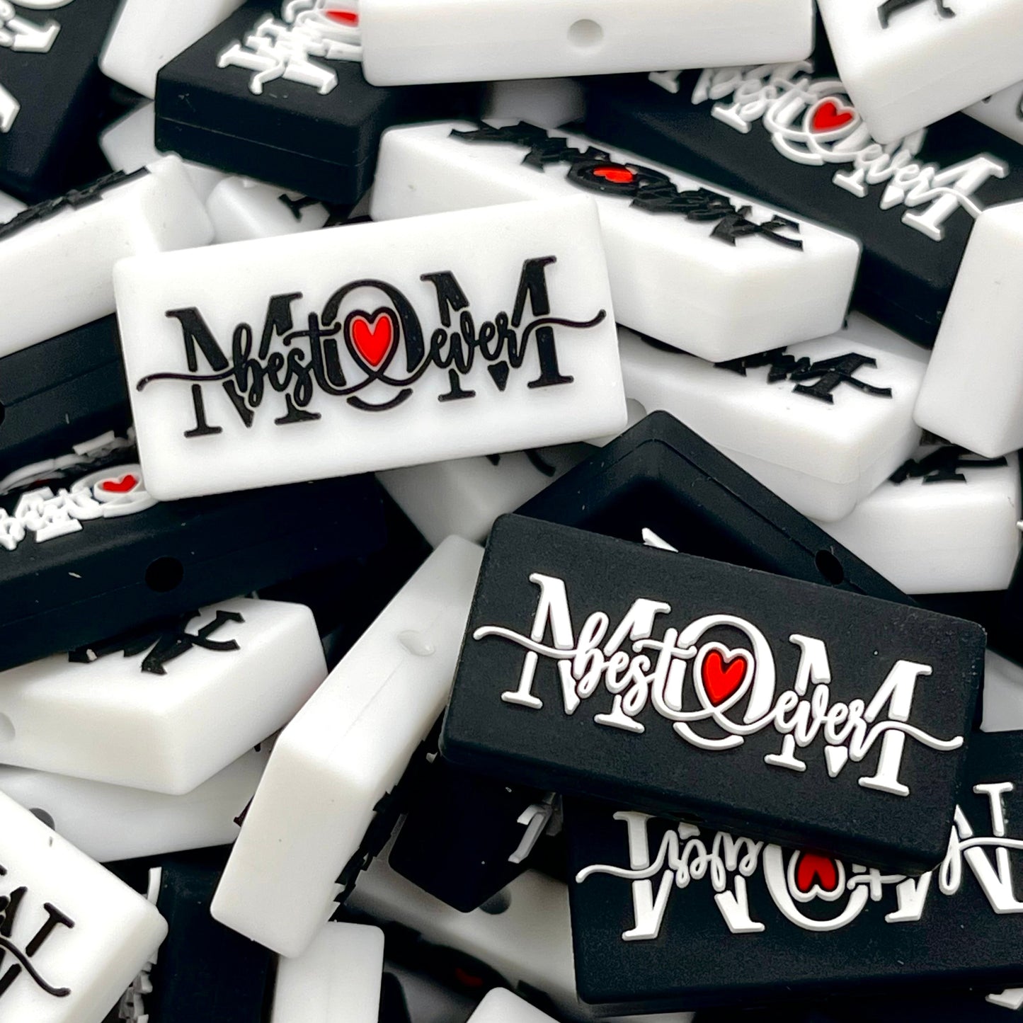 Best Mom Ever 3.0 Silicone Focal Beads