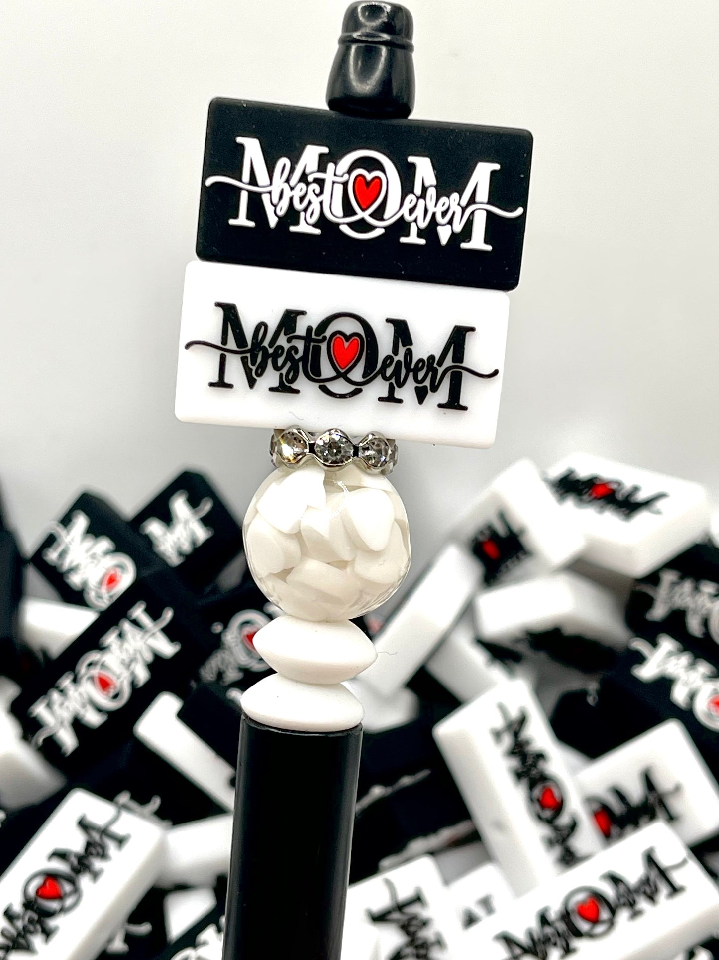 Best Mom Ever 3.0 Silicone Focal Beads
