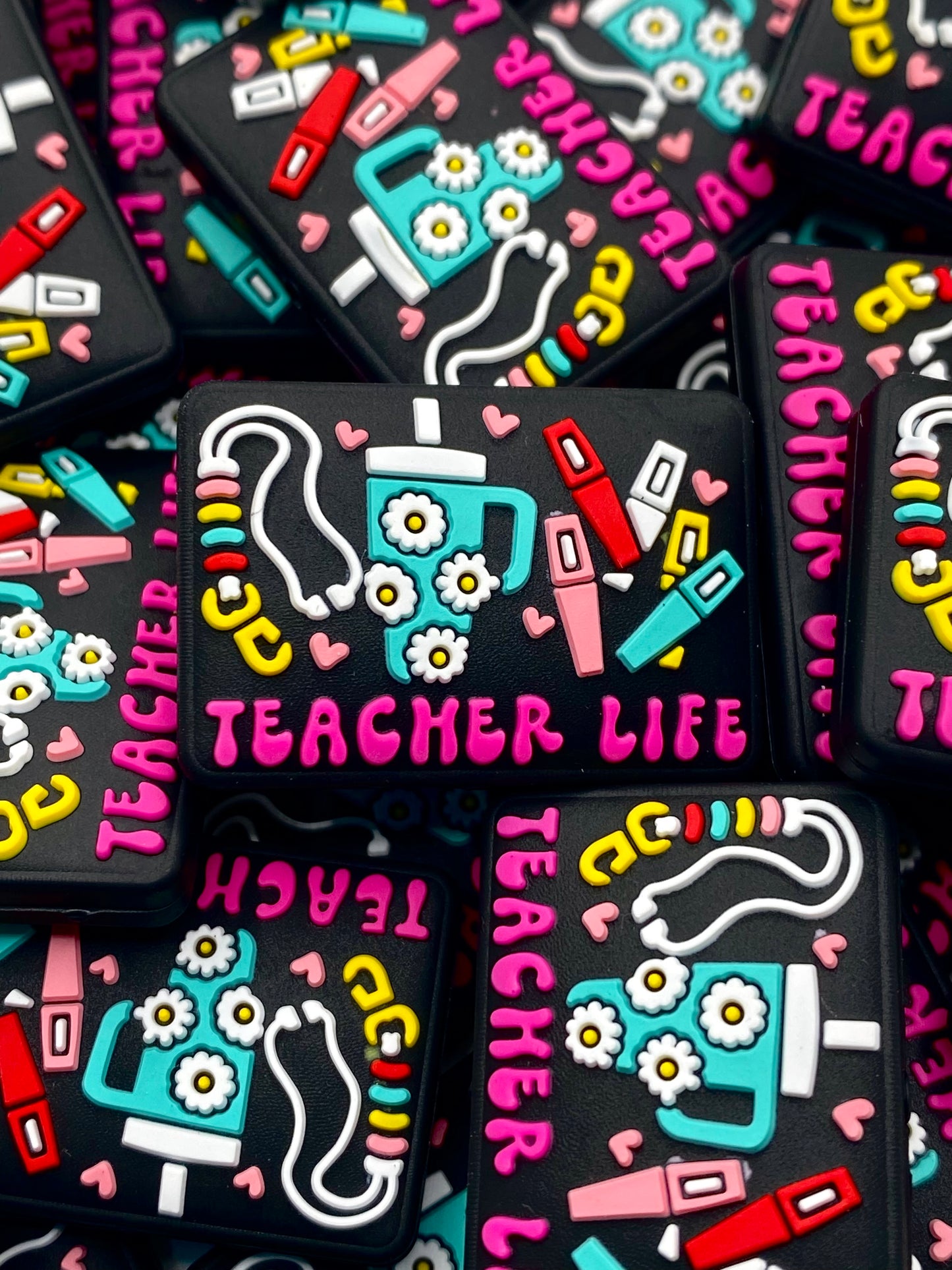 Teacher Life 2.0 Silicone Focal Beads