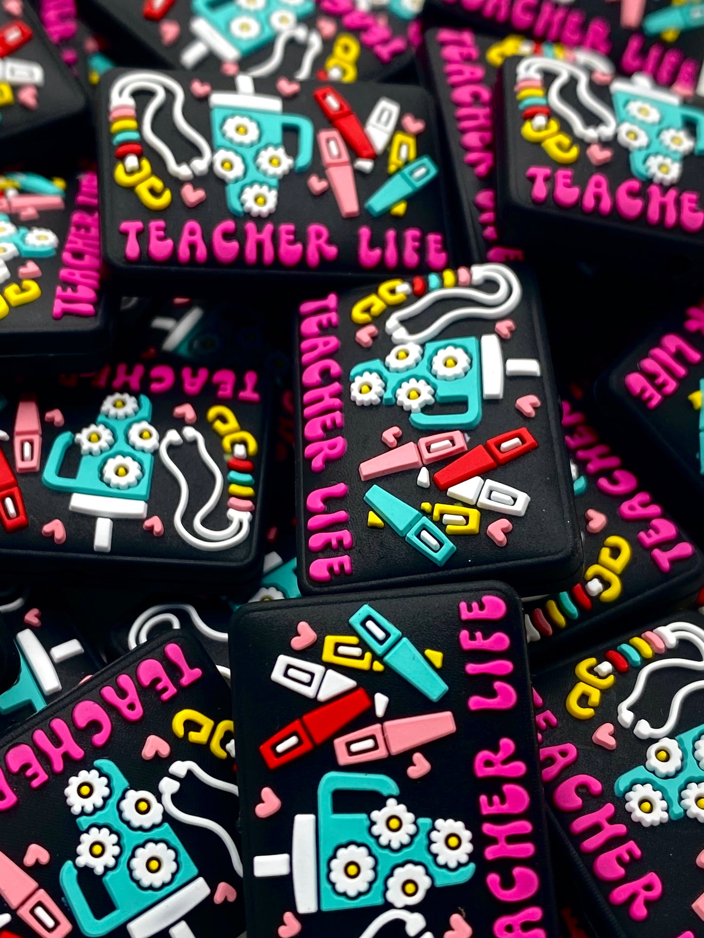 Teacher Life 2.0 Silicone Focal Beads
