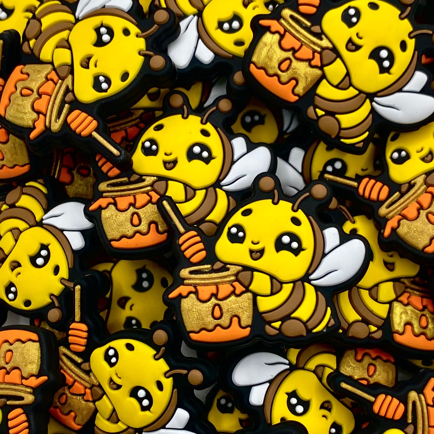 Sweet As Honey Silicone Focal Beads