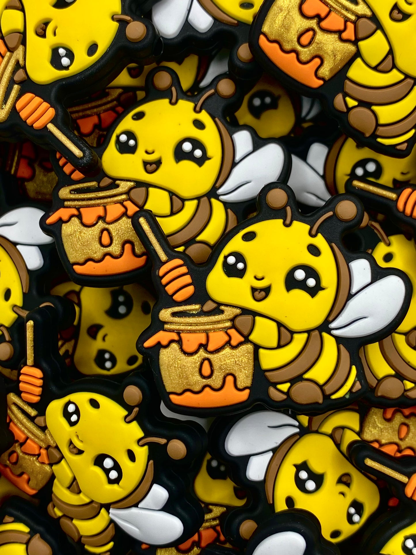 Sweet As Honey Silicone Focal Beads