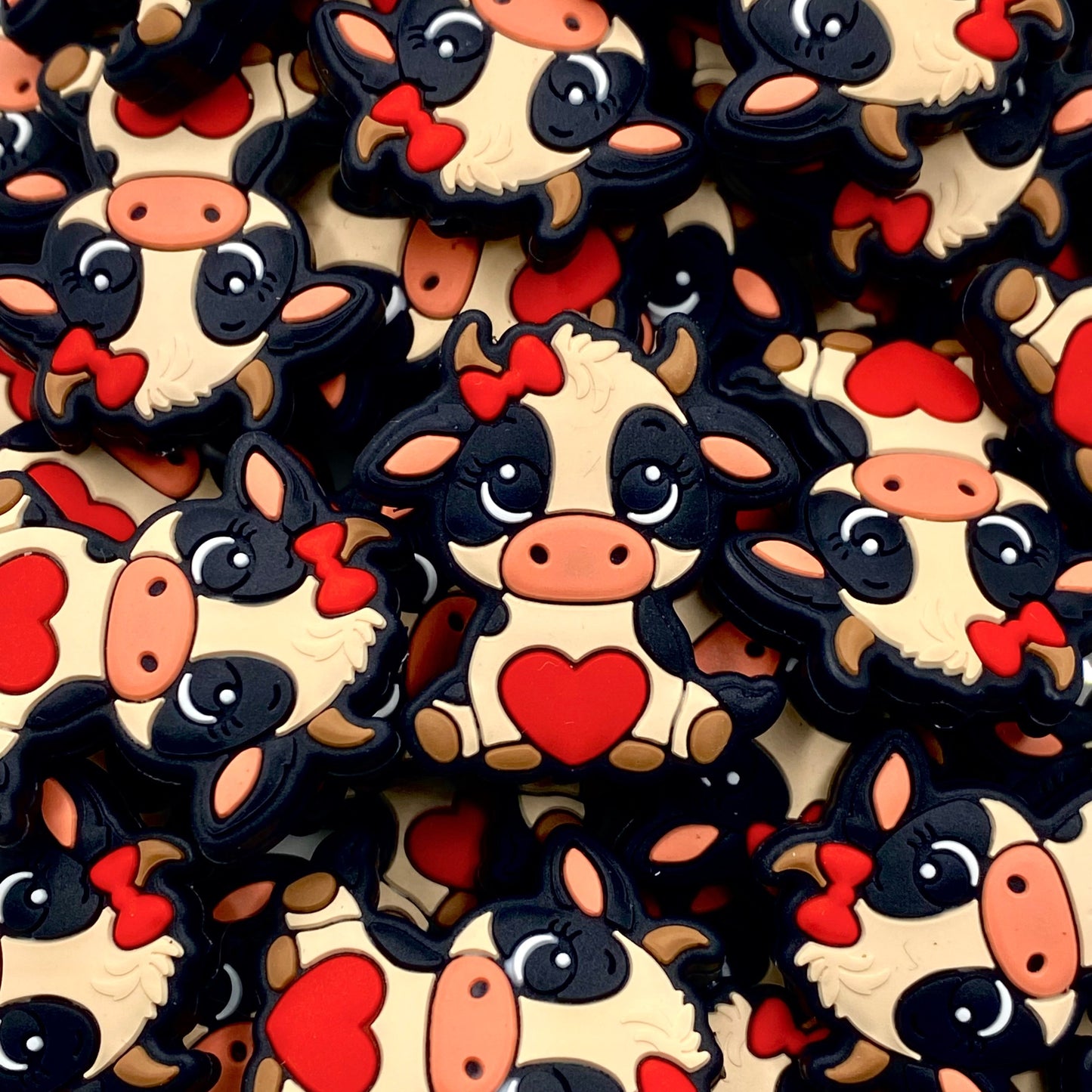 Love You Till The Cows Come Home Silicone Focal Beads