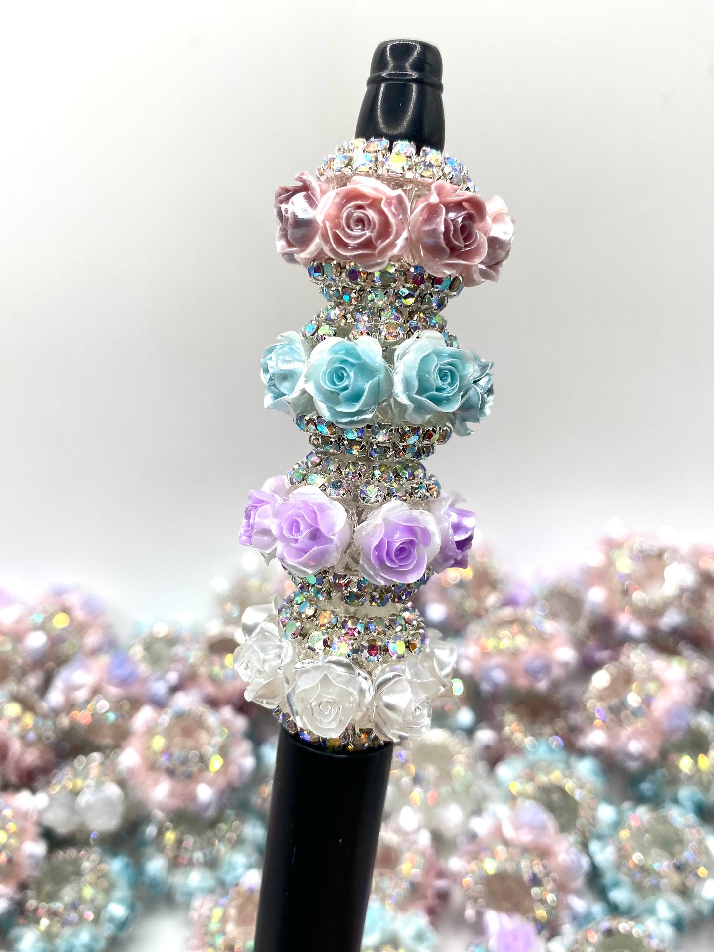 RosÈ Over Roses Fancy Acrylic Beads