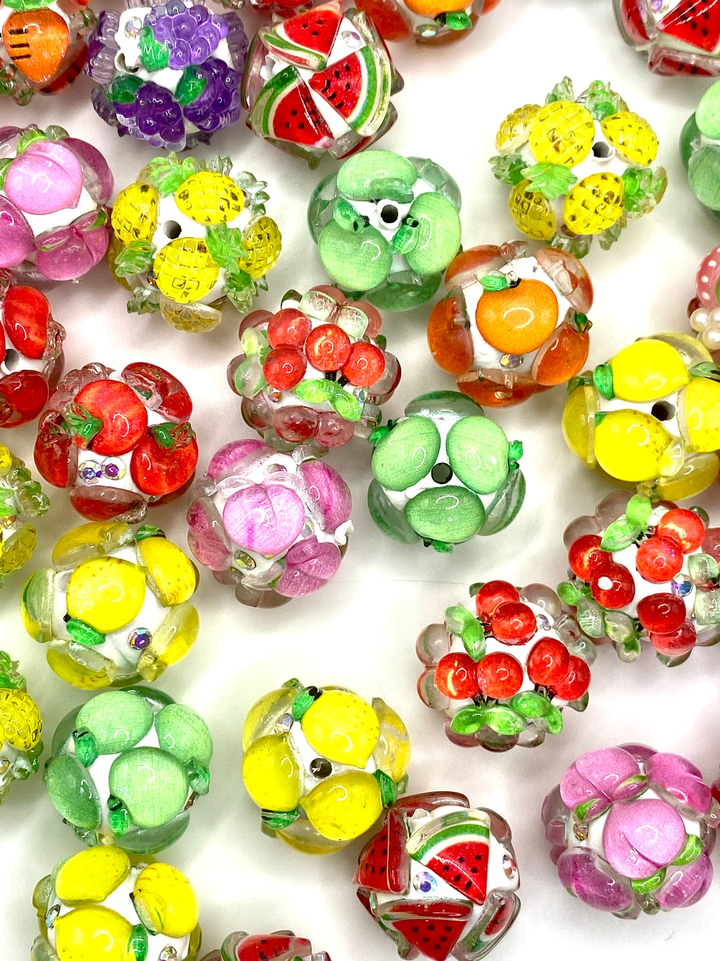 Fruit Vibes Fancy Polymer Clay Beads