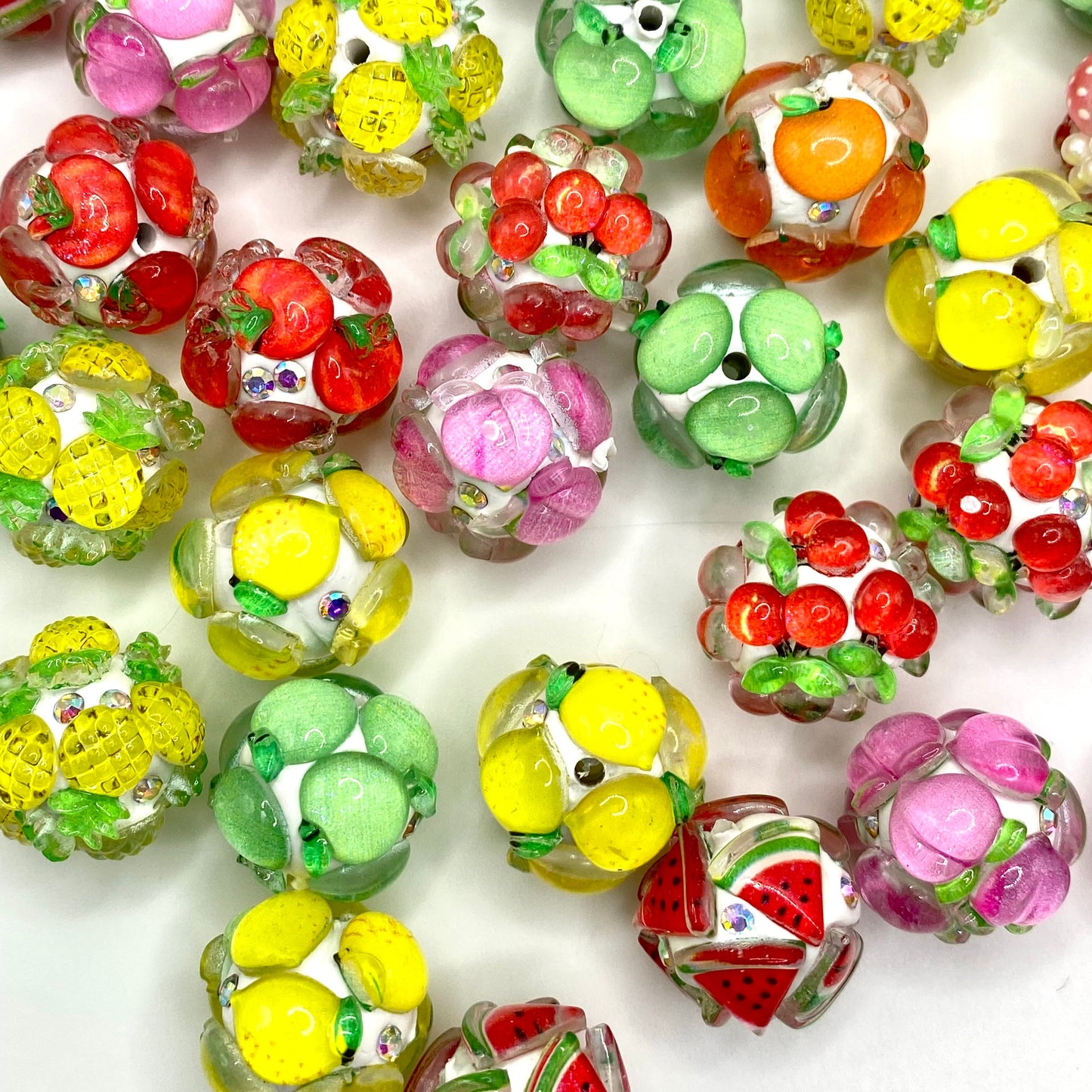 Fruit Vibes Fancy Polymer Clay Beads