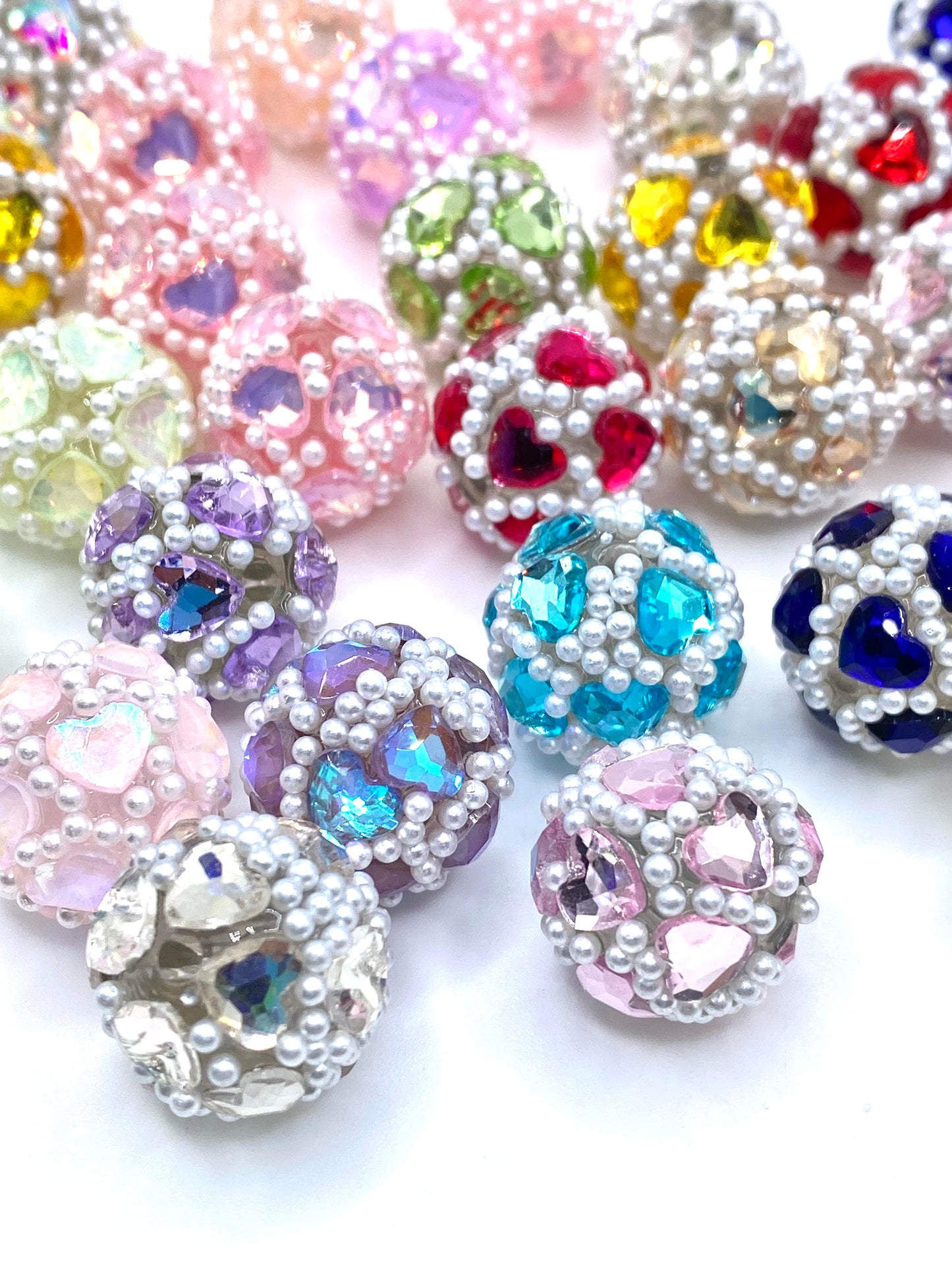 Worry Less Love More Fancy Acrylic Beads