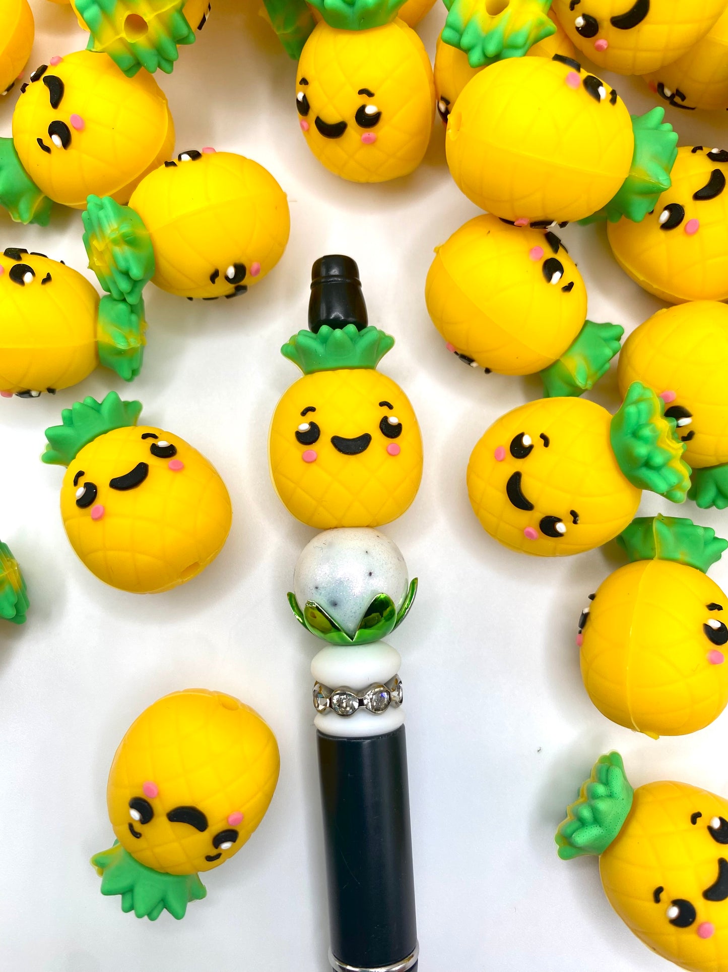You Are The Pineapple Of My Eye 3D Silicone Focal Beads