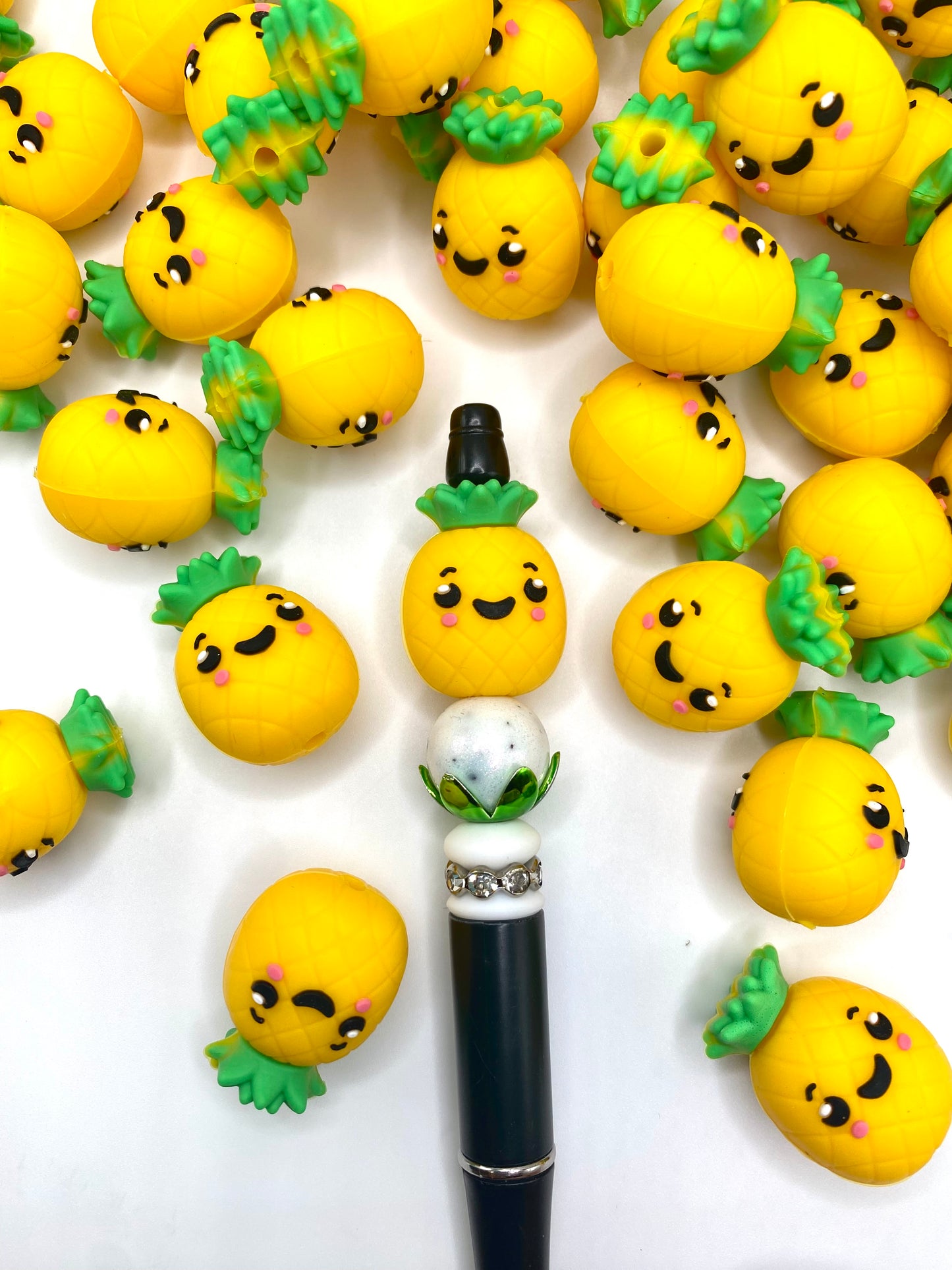 You Are The Pineapple Of My Eye 3D Silicone Focal Beads