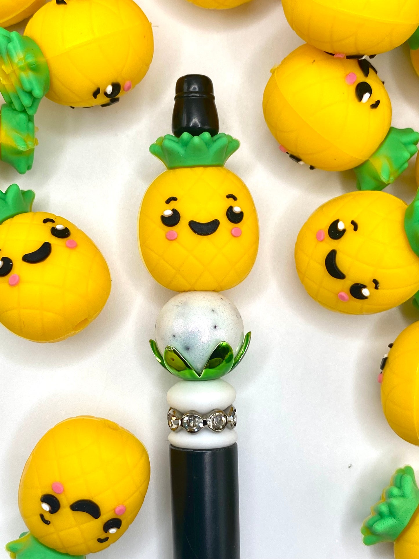 You Are The Pineapple Of My Eye 3D Silicone Focal Beads