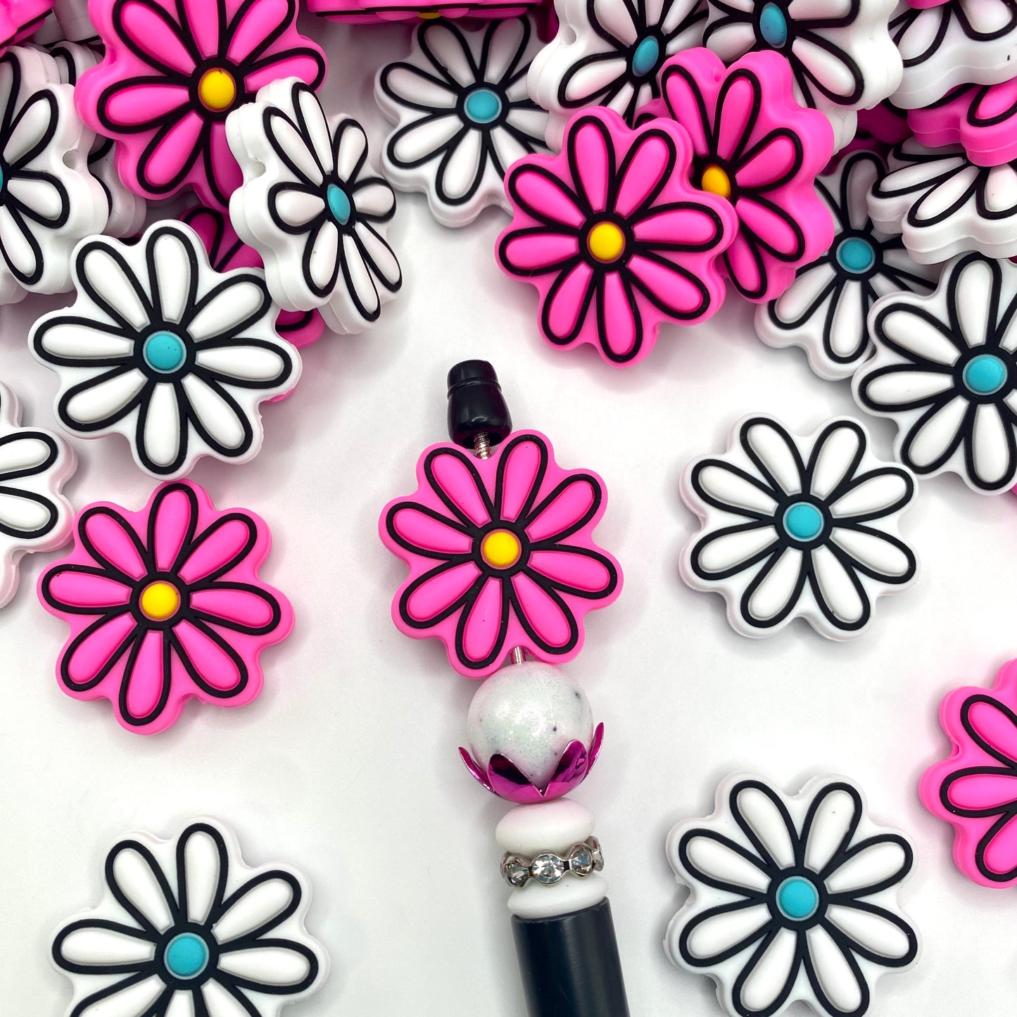 I'm A Delicate Flower Silicone Focal Beads