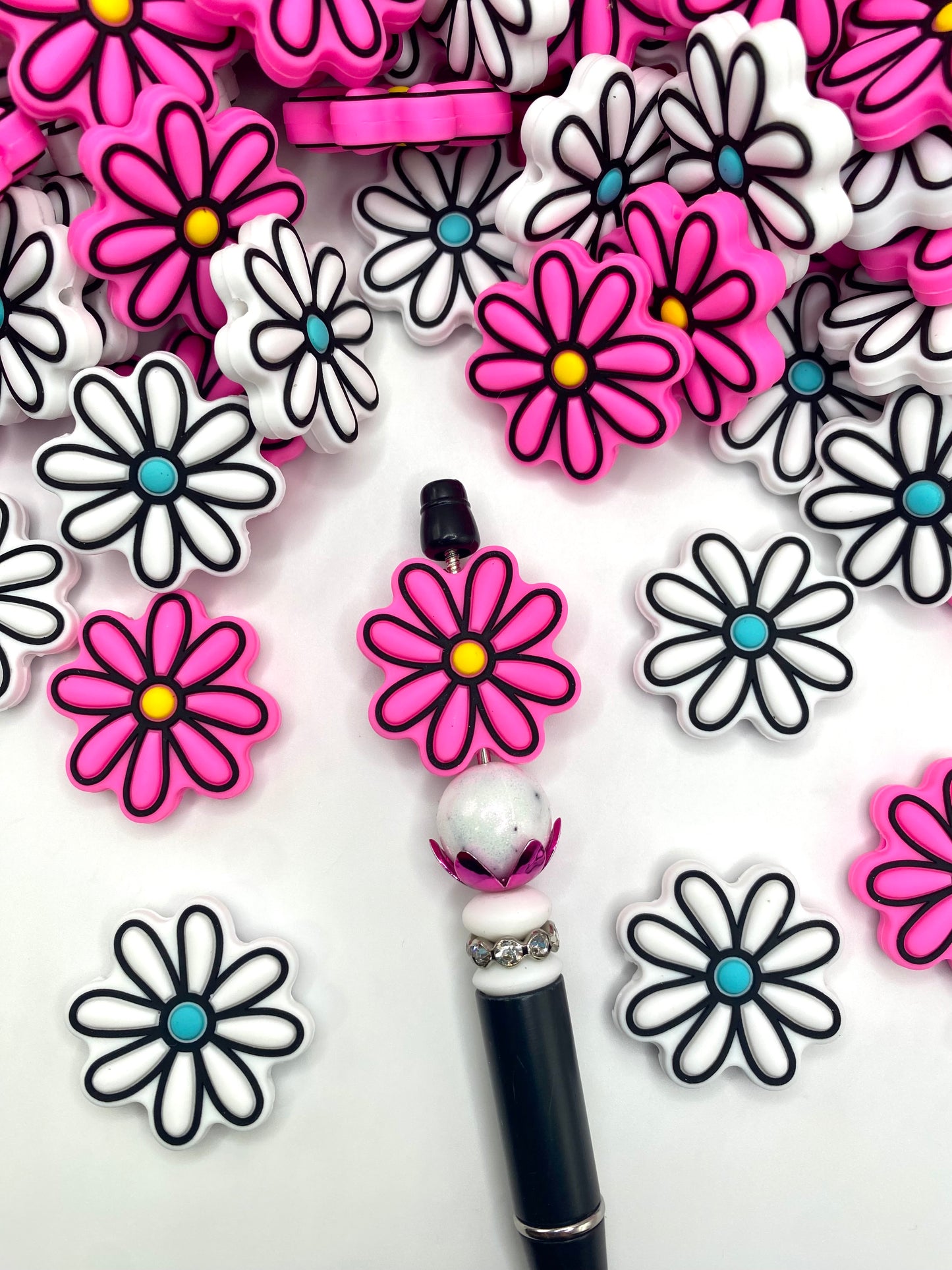 I'm A Delicate Flower Silicone Focal Beads