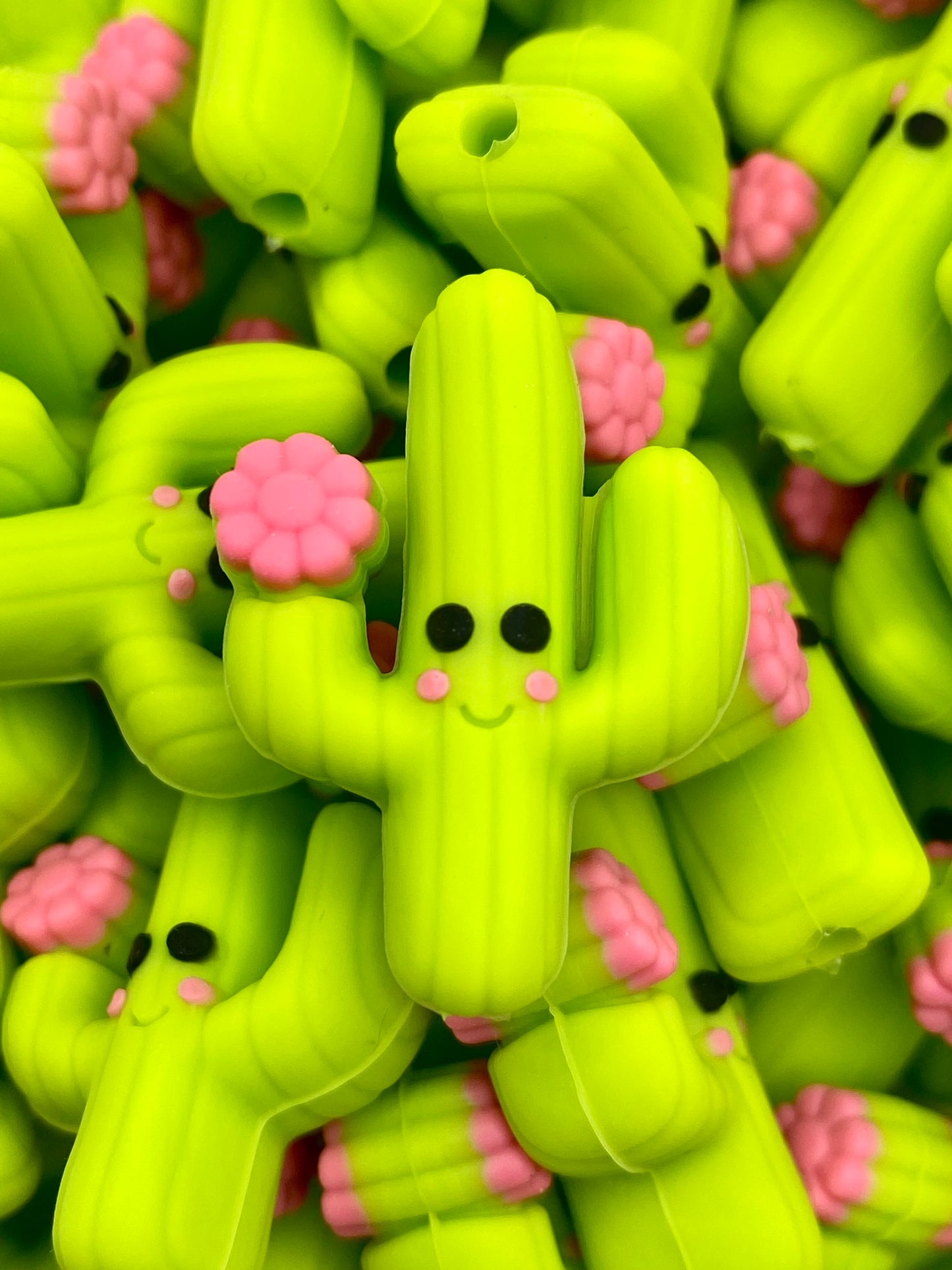 I Wet My Plants 3D Silicone Focal Beads