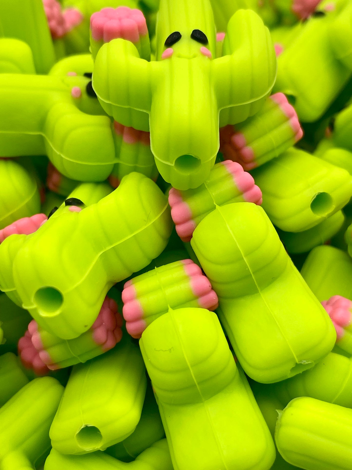 I Wet My Plants 3D Silicone Focal Beads