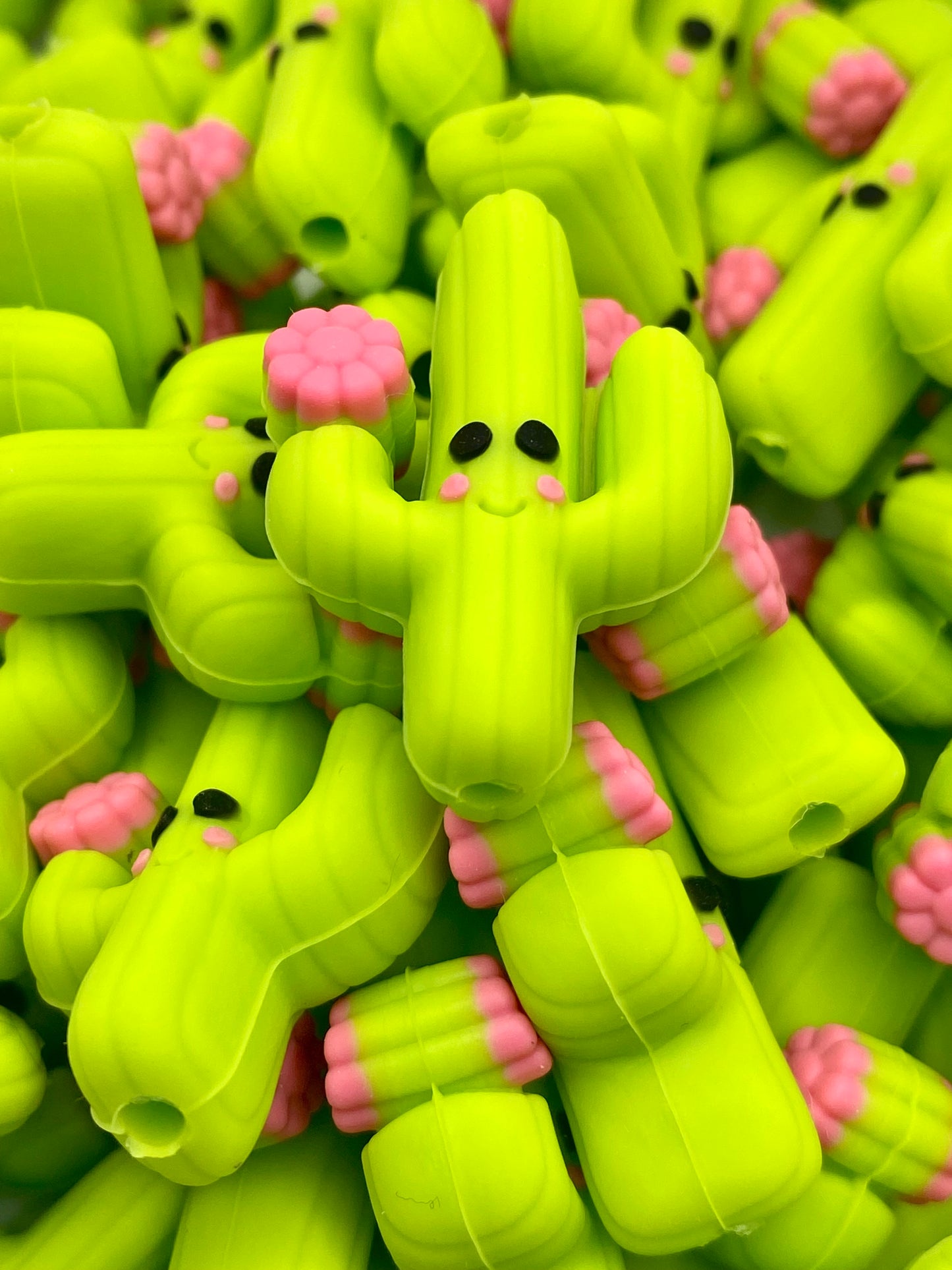 I Wet My Plants 3D Silicone Focal Beads
