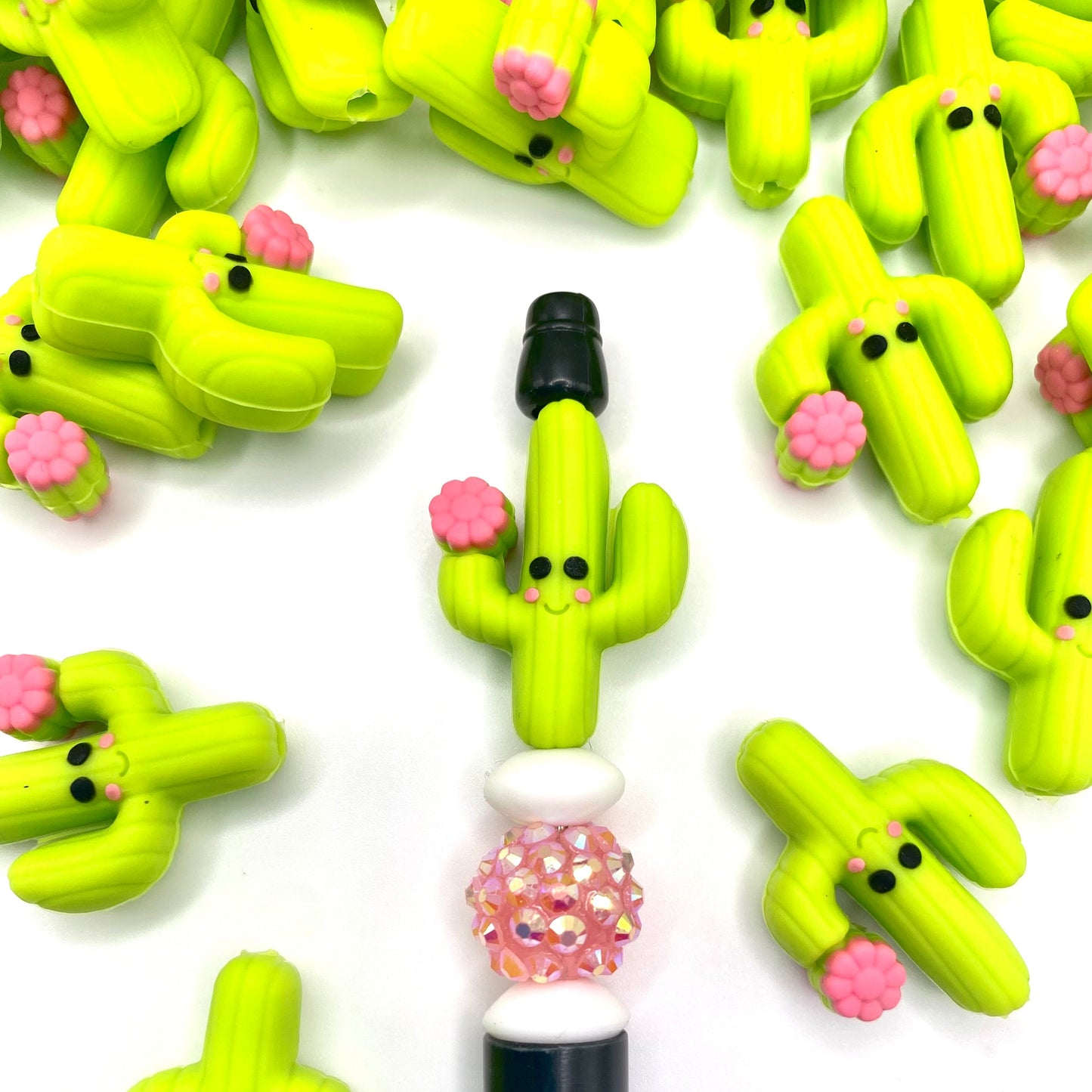 I Wet My Plants 3D Silicone Focal Beads