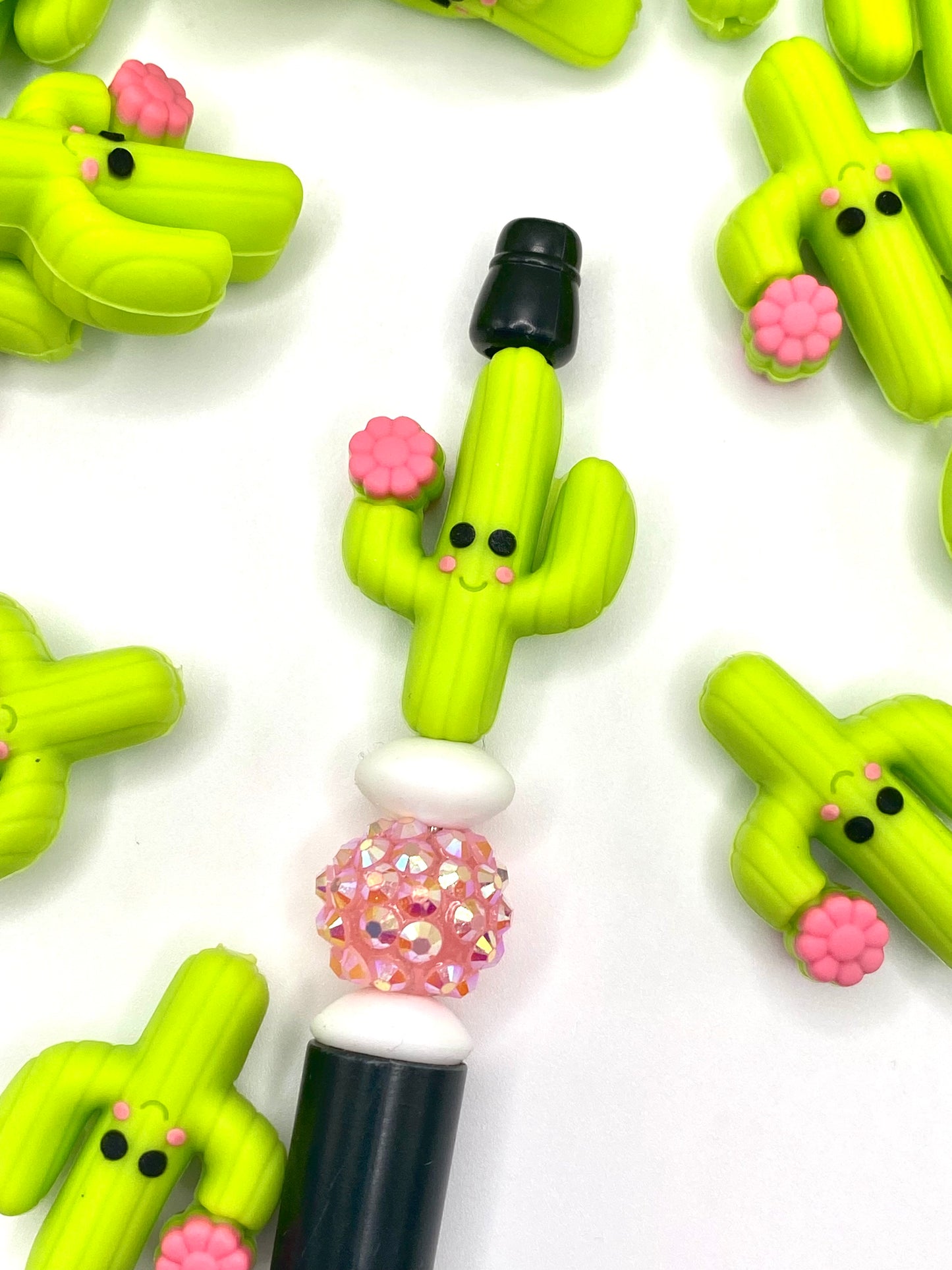I Wet My Plants 3D Silicone Focal Beads