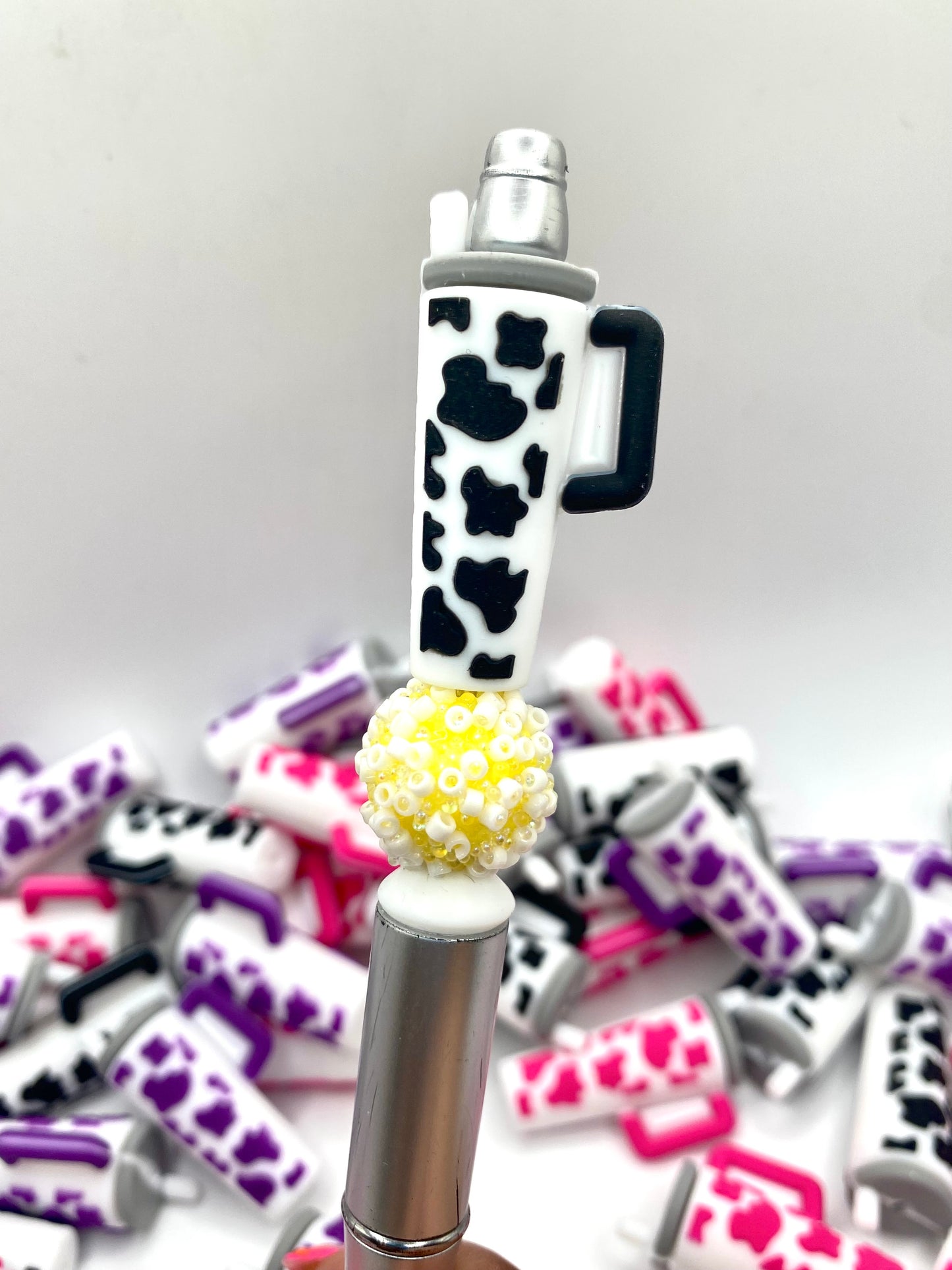 B*tches Be Sippin 3D Silicone Focal Beads