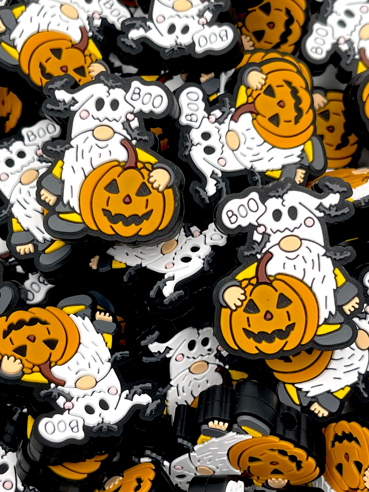 Boo Gnome Silicone Focal Beads