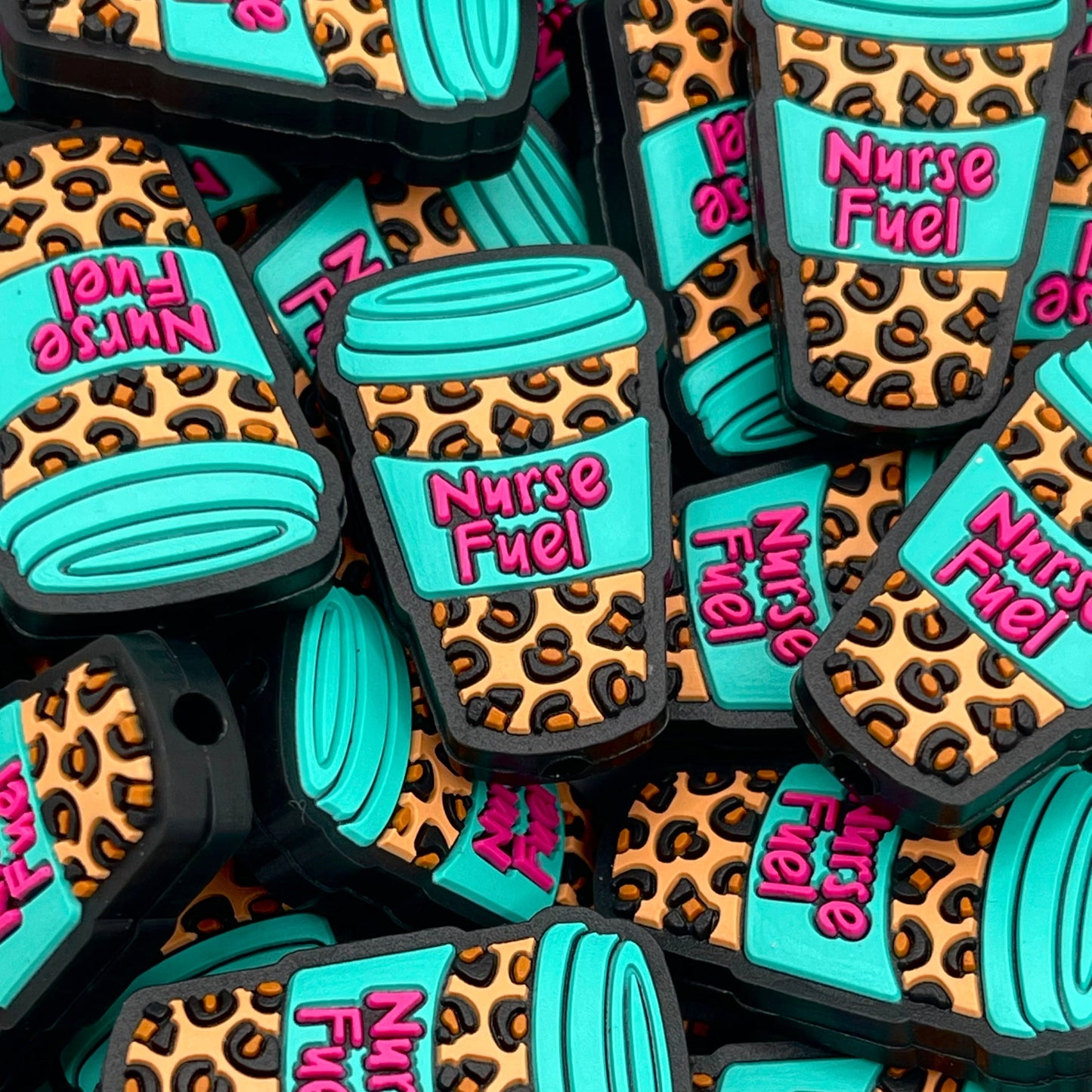 Nurse Fuel Silicone Focal Beads