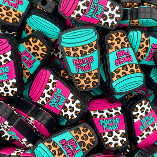 Nurse Fuel Silicone Focal Beads