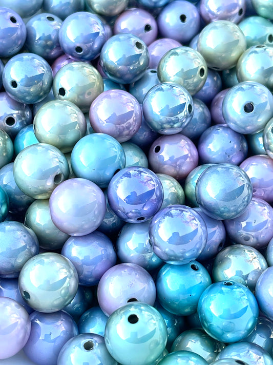 Smooth Colorful Acrylic Beads