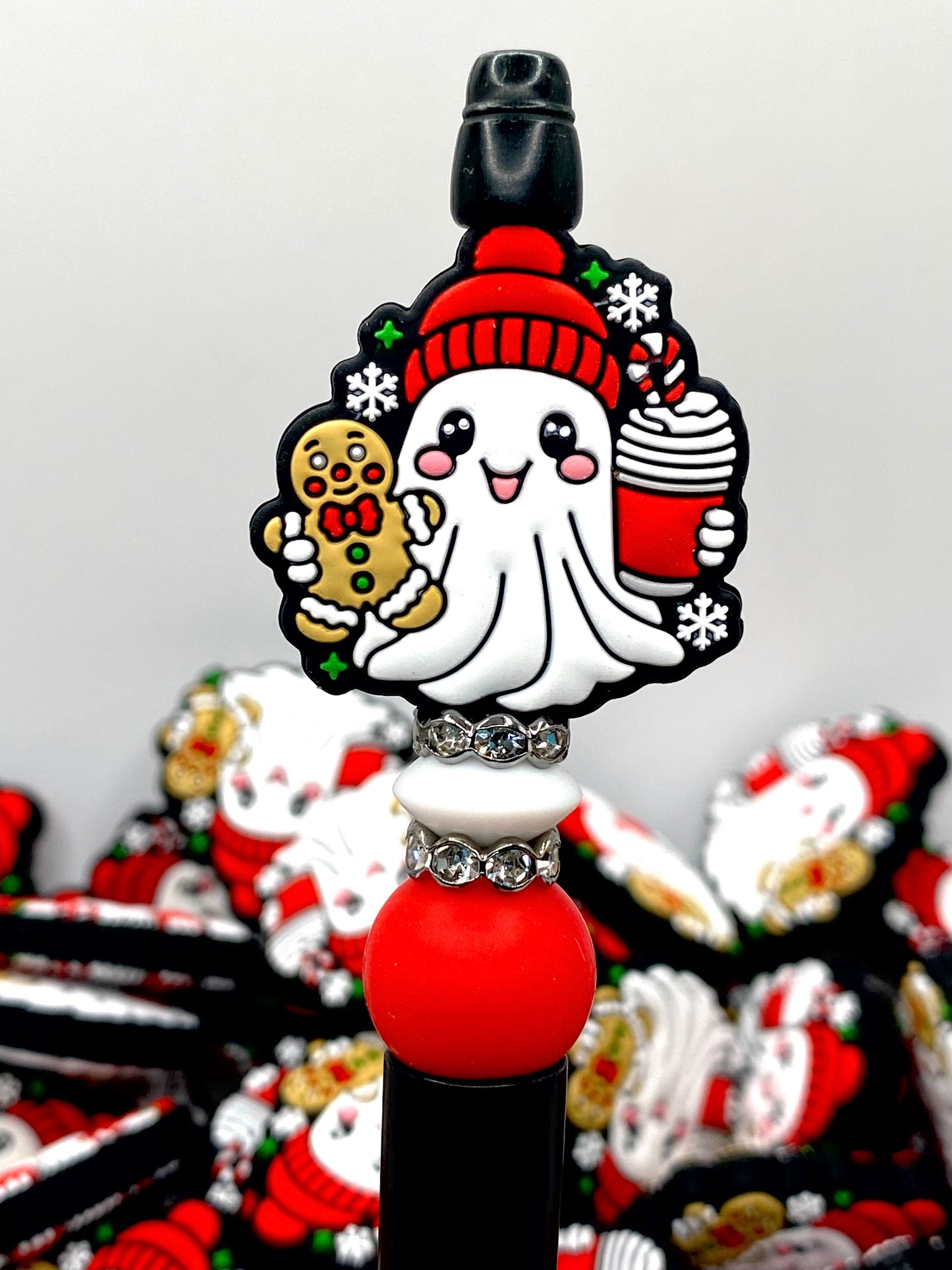 Christmas Calories Don’t Count! Silicone Focal Beads