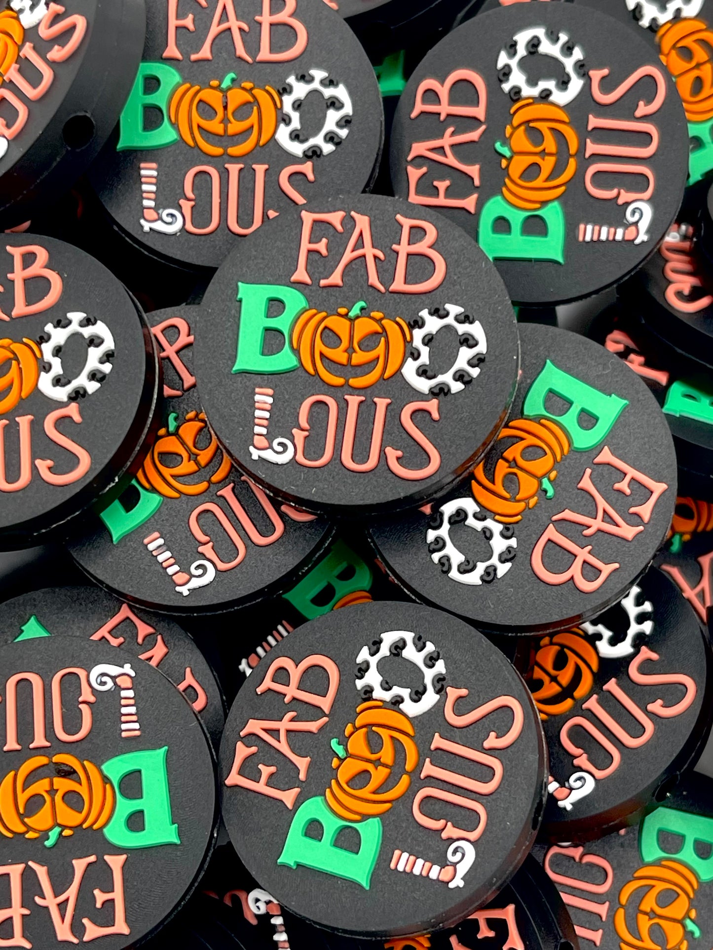 Fab-Boo-Lous Silicone Focal Beads