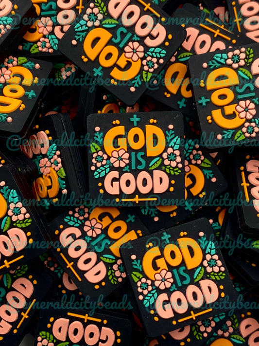 God is Good Silicone Focal Beads - EXCLUSIVE