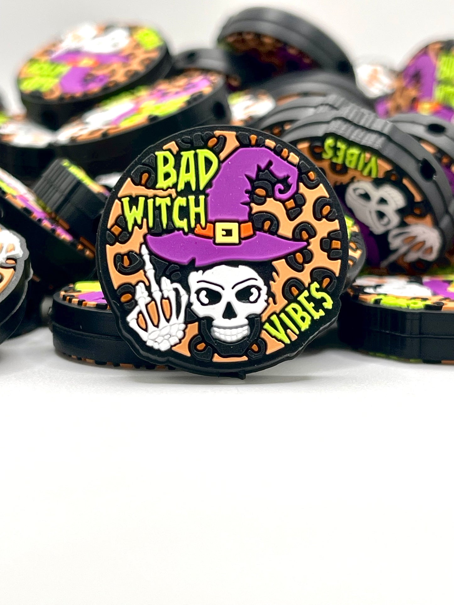 Bad Witch Vibes Silicone Focal Beads