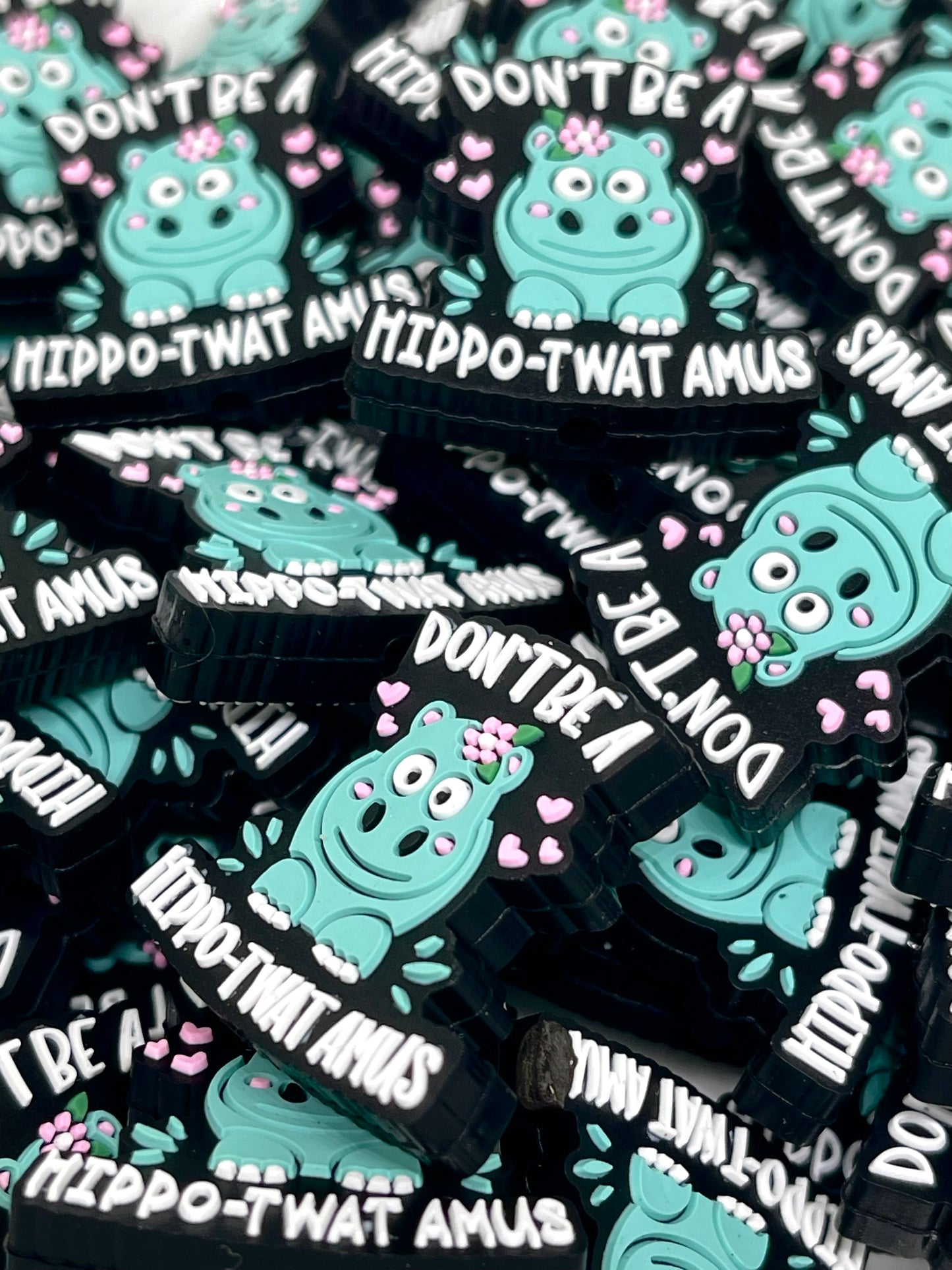 Don't Be A Hippo-Twat-Amus Focal Beads