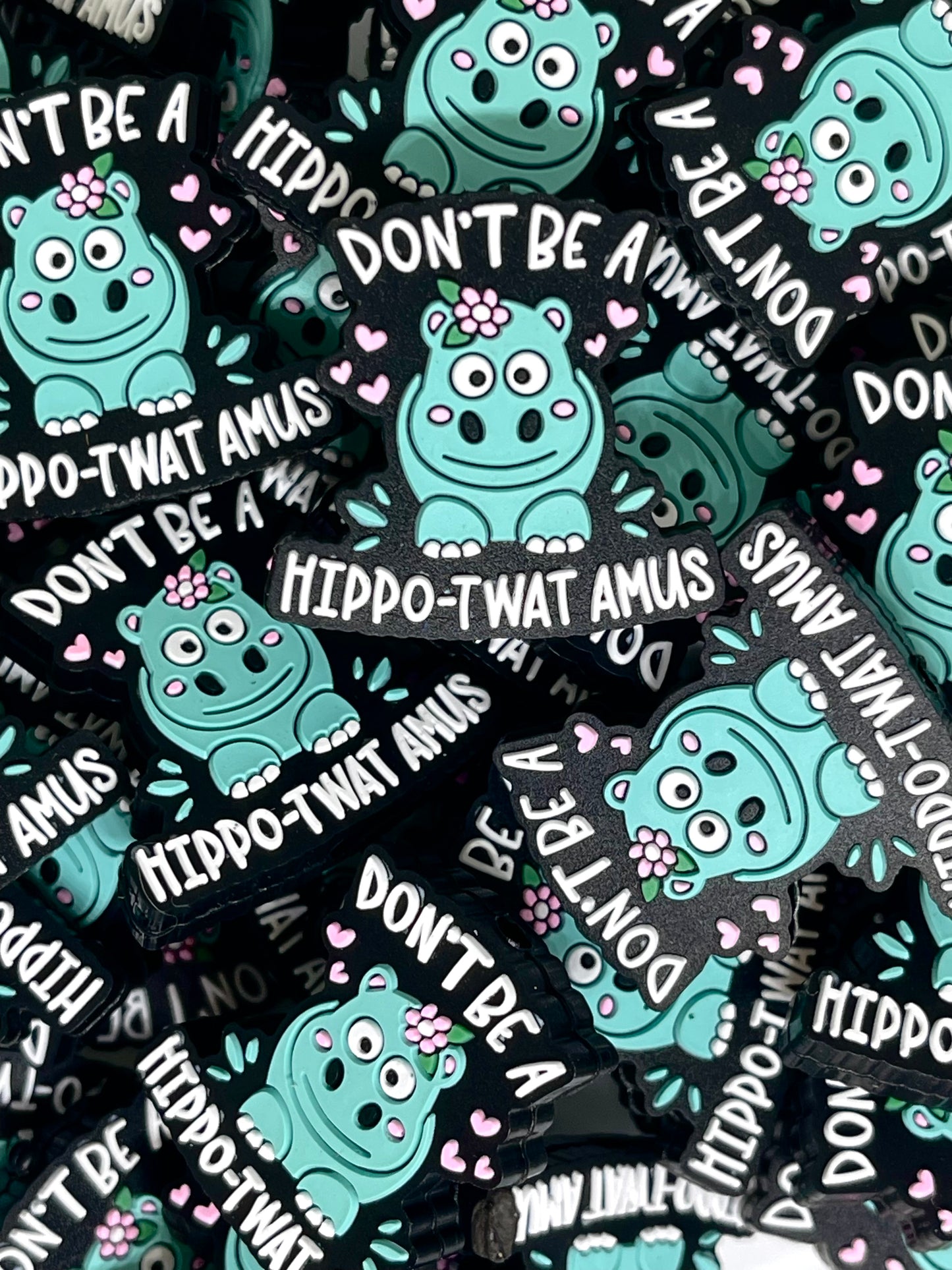 Don't Be A Hippo-Twat-Amus Focal Beads