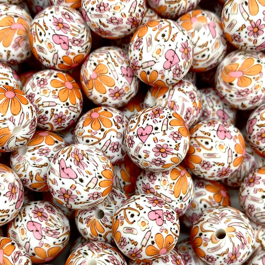 Health Care Printed Silicone Beads