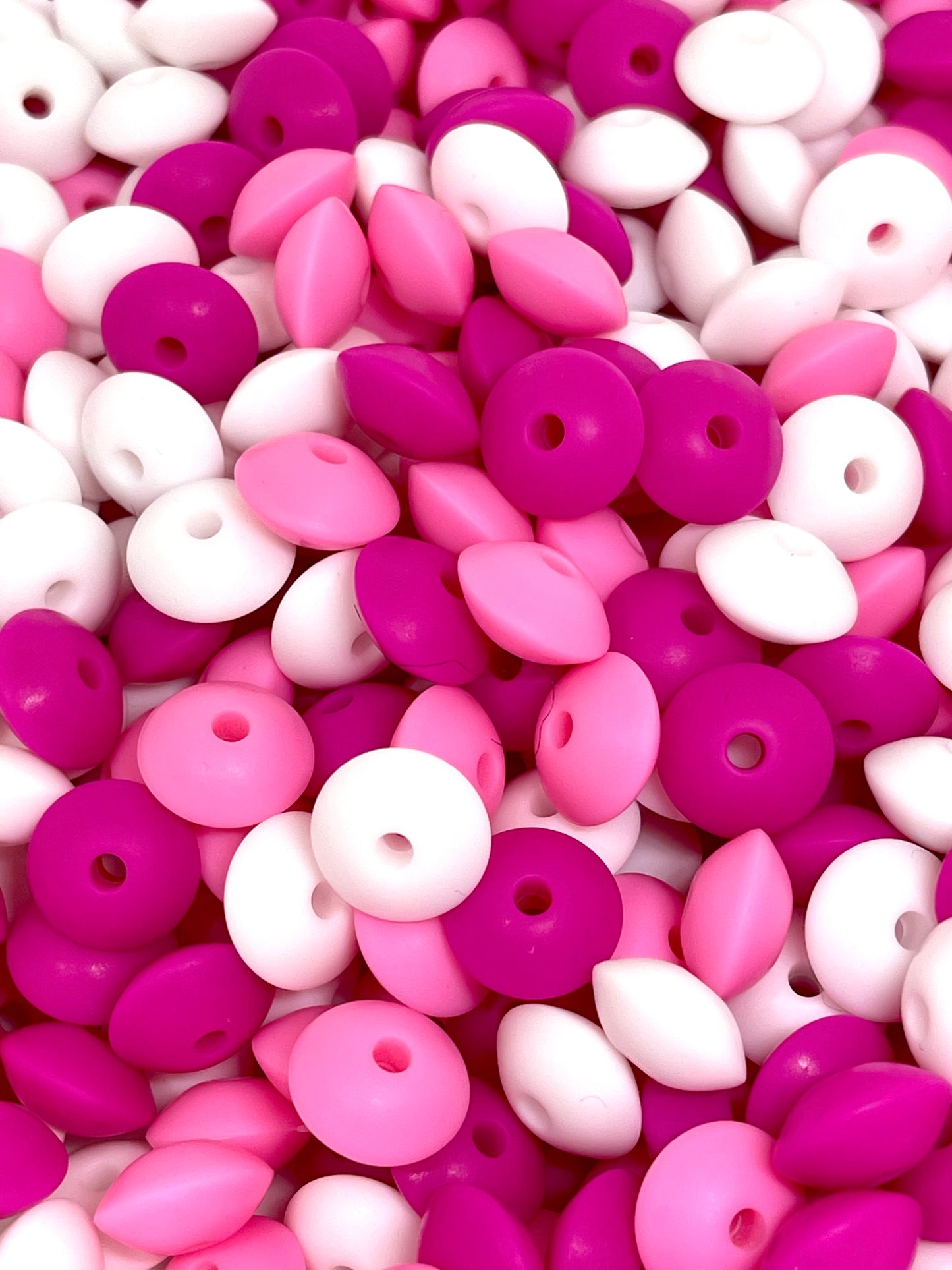 Lentil Silicone Beads - Mix 13