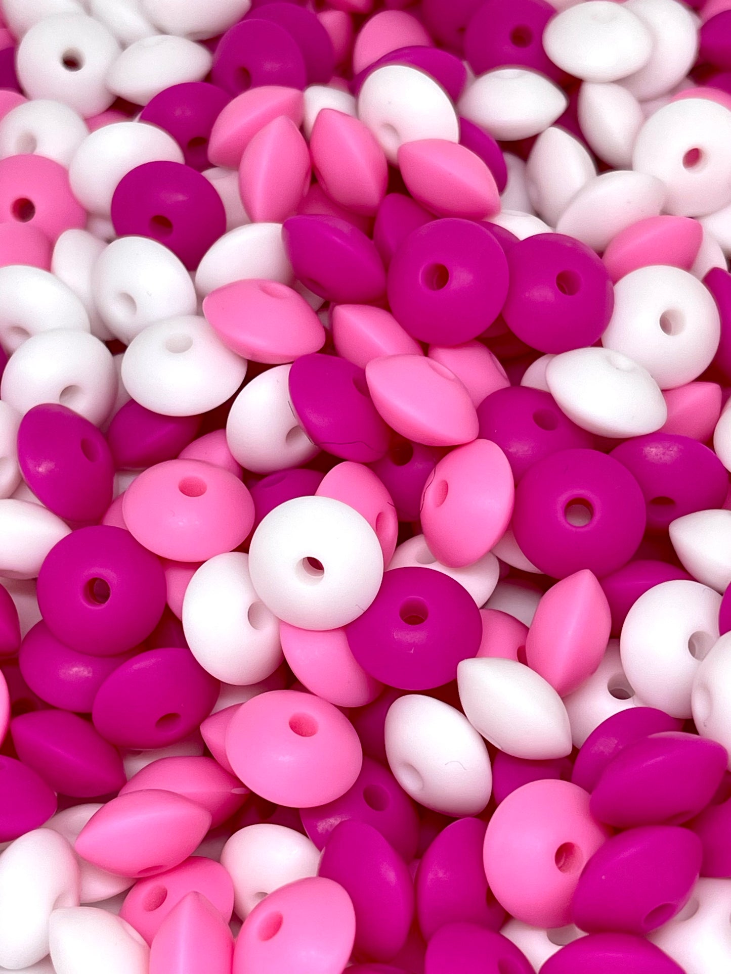 Lentil Silicone Beads - Mix 13