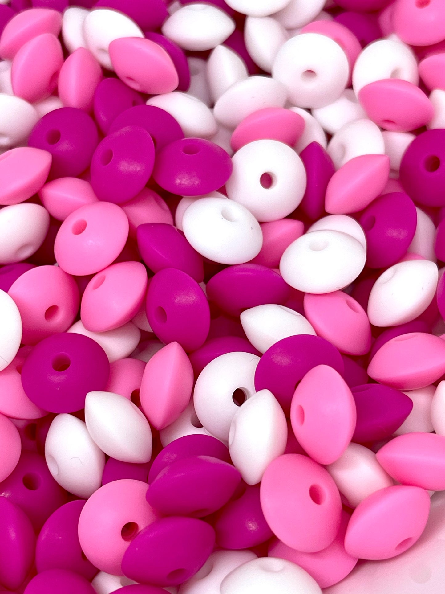 Lentil Silicone Beads - Mix 13