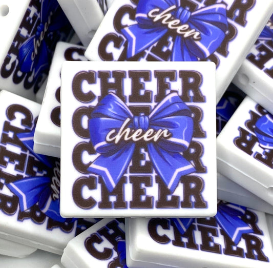 CHEER Printed Silicone Focal Beads - ECB Exclusive