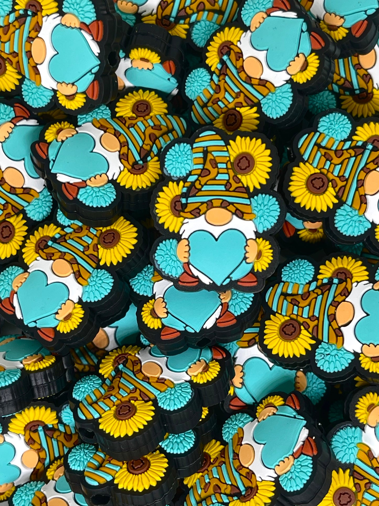 Sunflower Gnome Focal Beads