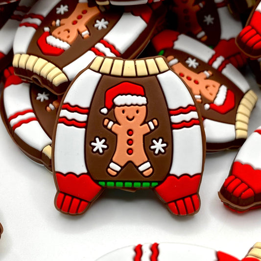 This is my Ugly Sweater 2.0 Silicone Focal Beads