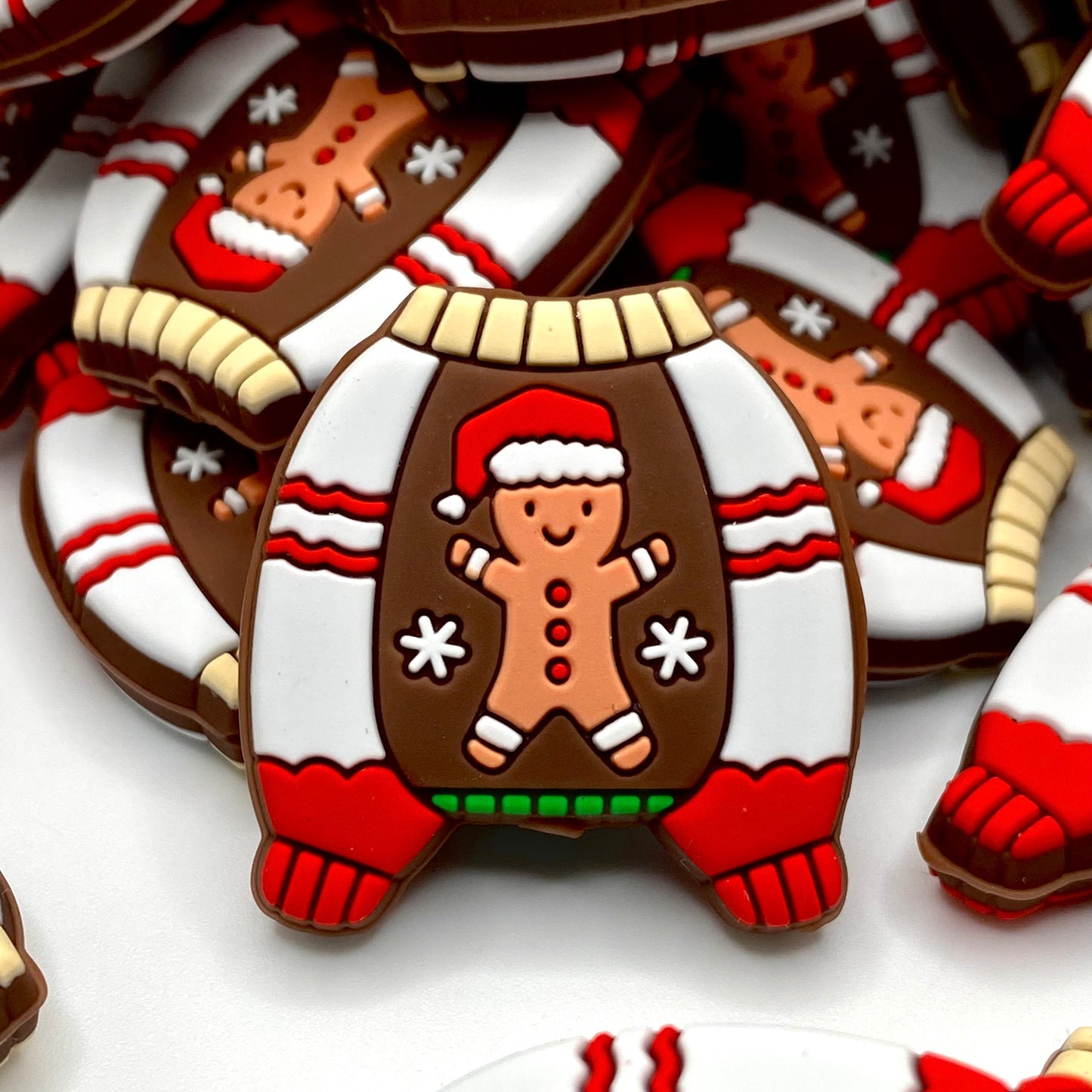 This is my Ugly Sweater 2.0 Silicone Focal Beads