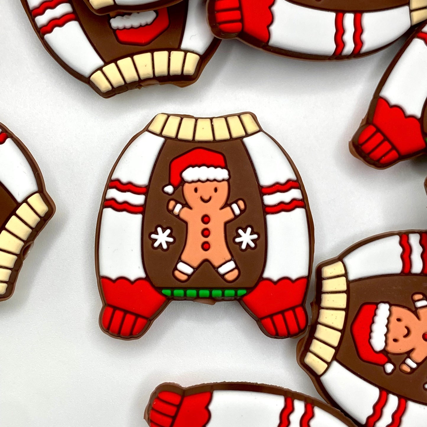 This is my Ugly Sweater 2.0 Silicone Focal Beads