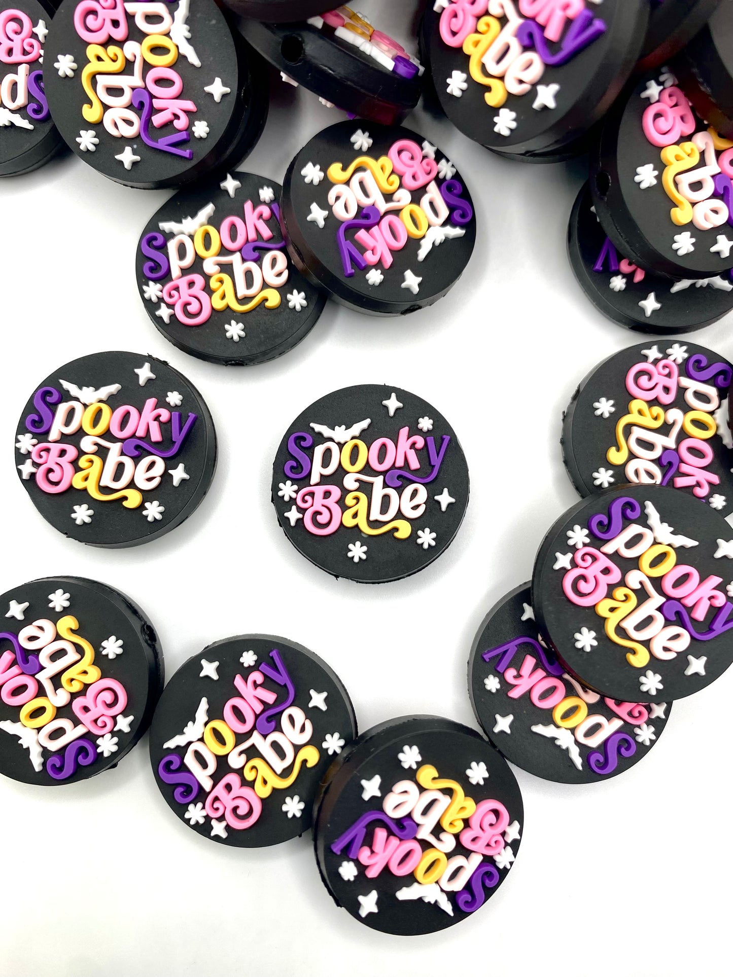 Spooky Babe PVC Focal Beads