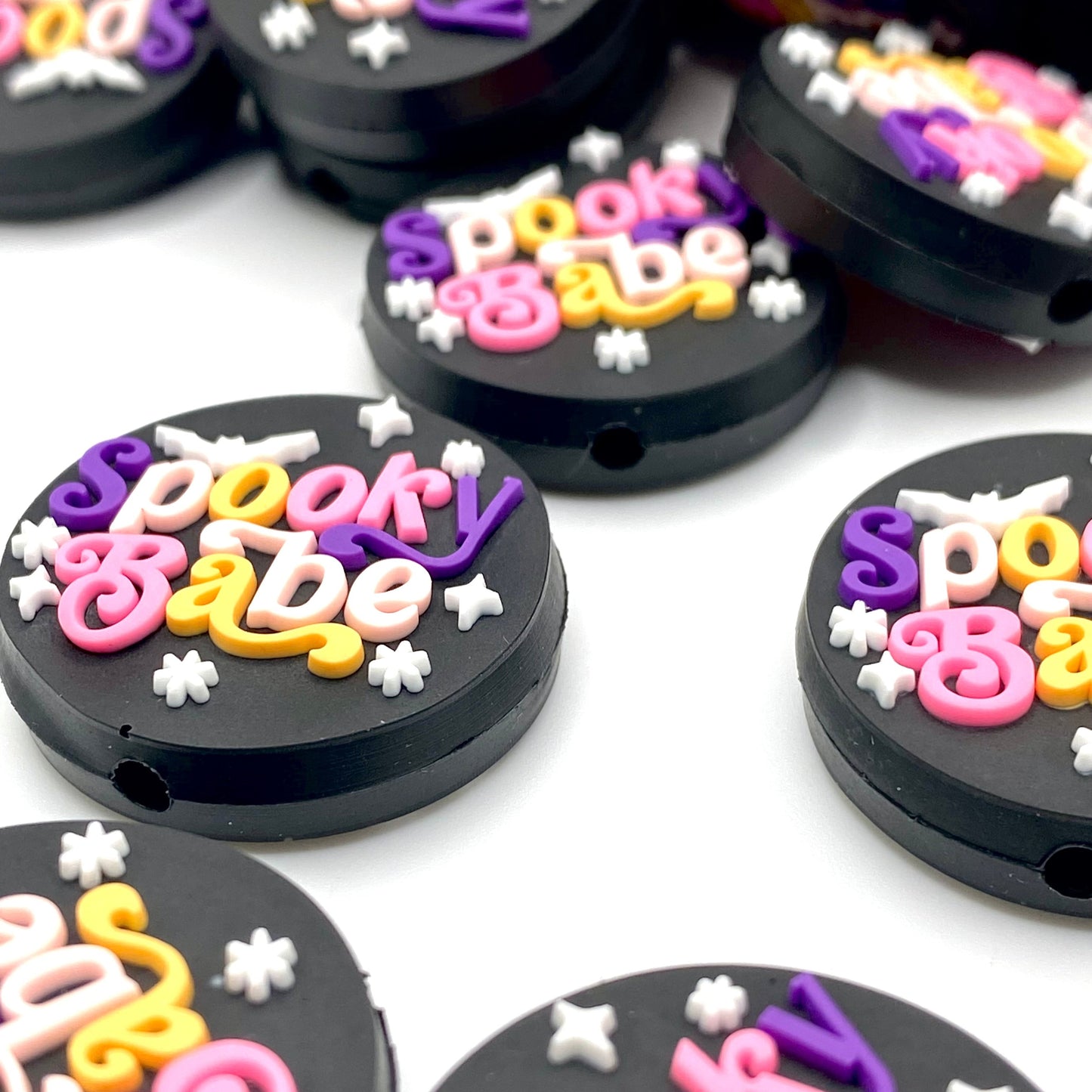Spooky Babe PVC Focal Beads