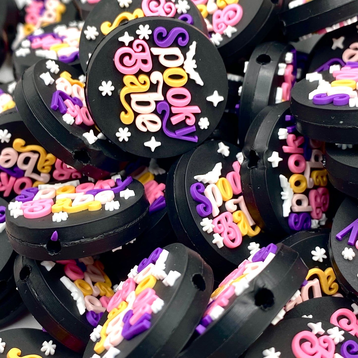 Spooky Babe PVC Focal Beads