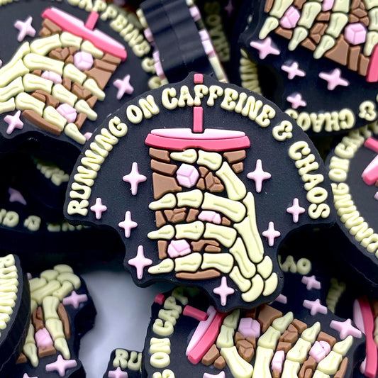 Running On Caffeine & Chaos PVC Focal Beads